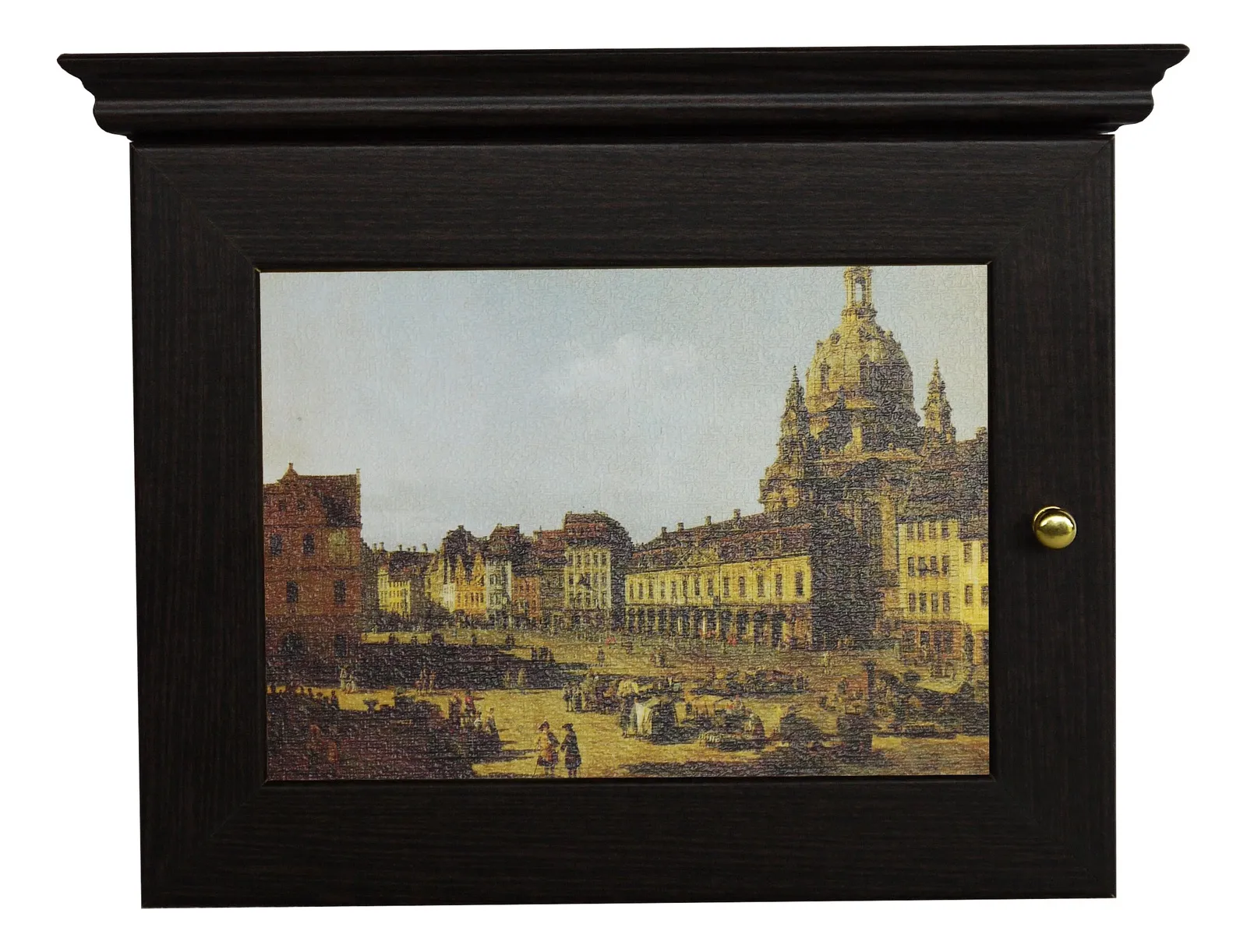 Ключница настенная «Мишки», 26.5×31.5 см, орех