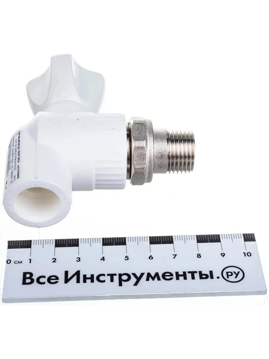 Кран радиаторный угловой 20*1/2" (уп. 60 шт.)
