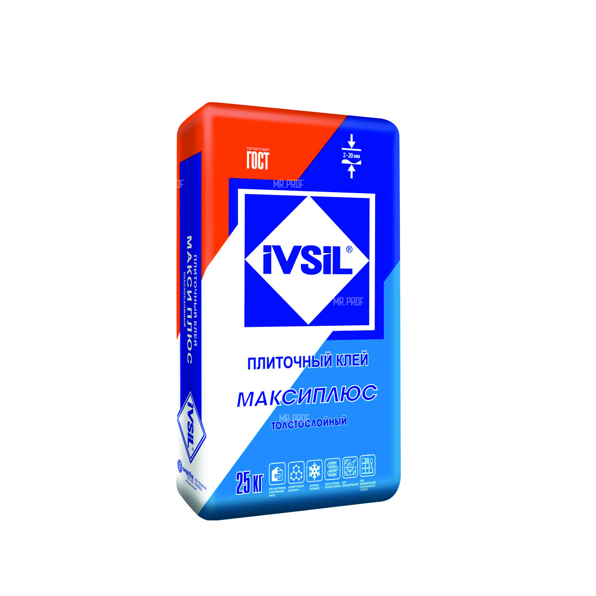 IVSIL Клей MAXI PLUS (25кг)