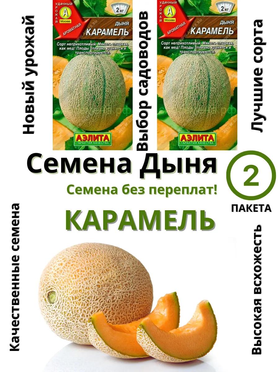 Семена Дыня "Карамель" 1гр "Аэлита" (10)