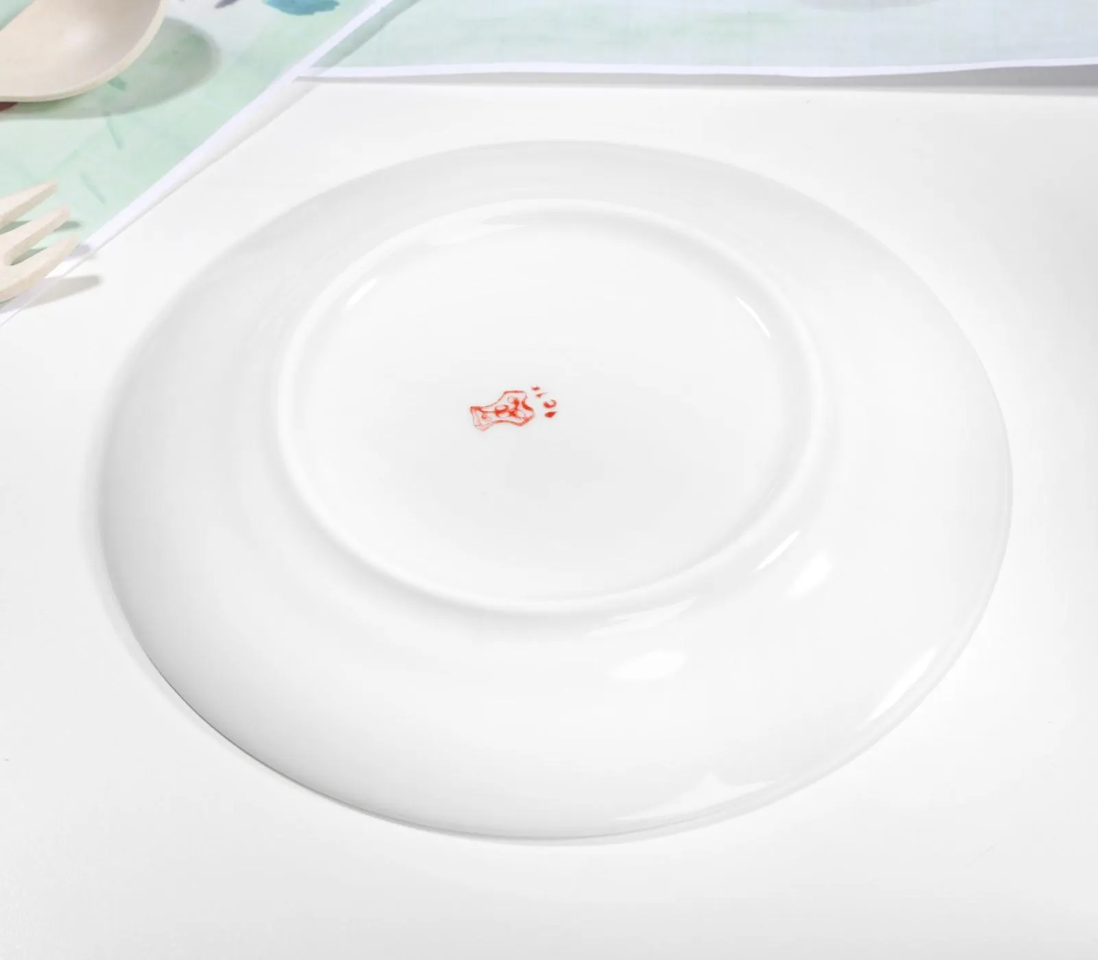 Белье Тарелка керам мелкая d=23см 9 т9-WHITE (эконом) "МИР" (12/48)