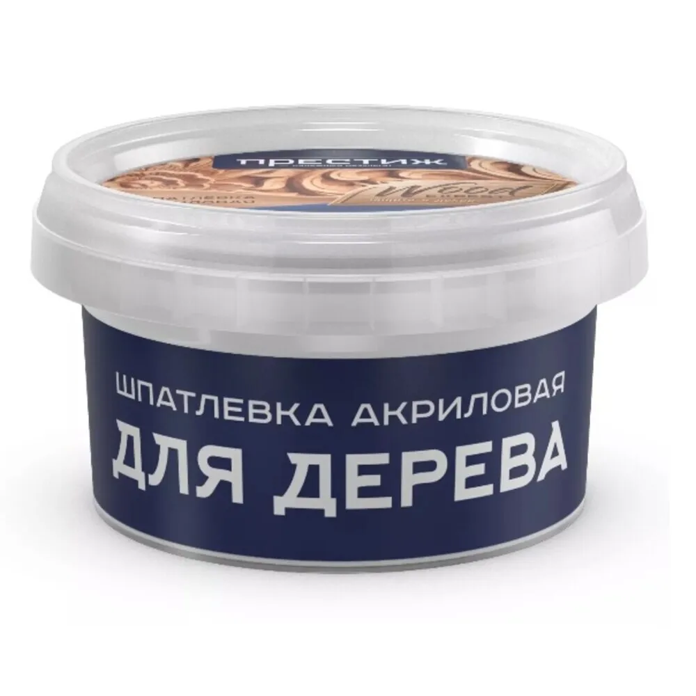 Шпатлевка для дерева Каштан /0,3 кг / ПРЕСТИЖ