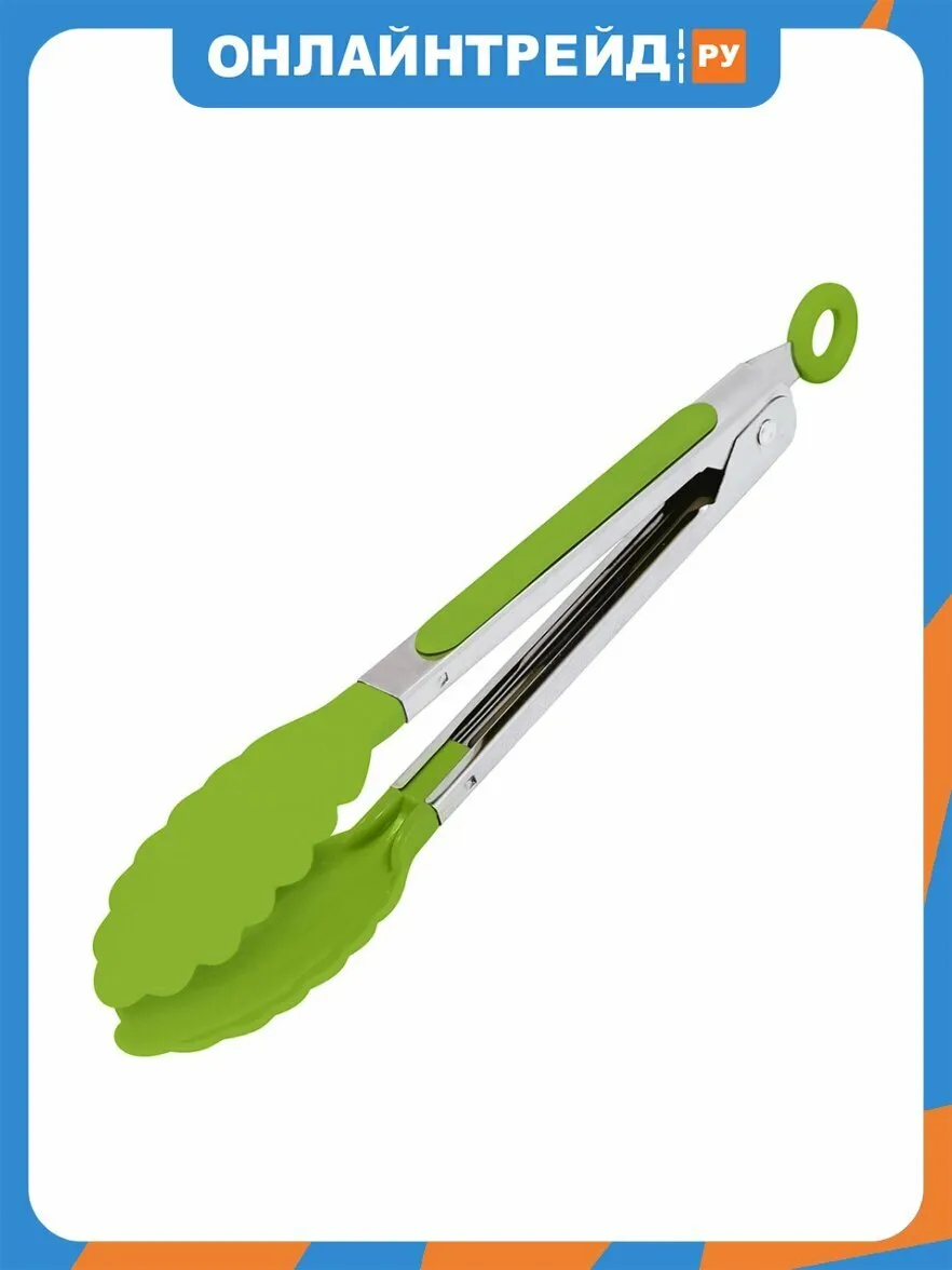 Шипцы кухонные Tongs-04 нейлон, нерж сталь), 17,5 см Mallony