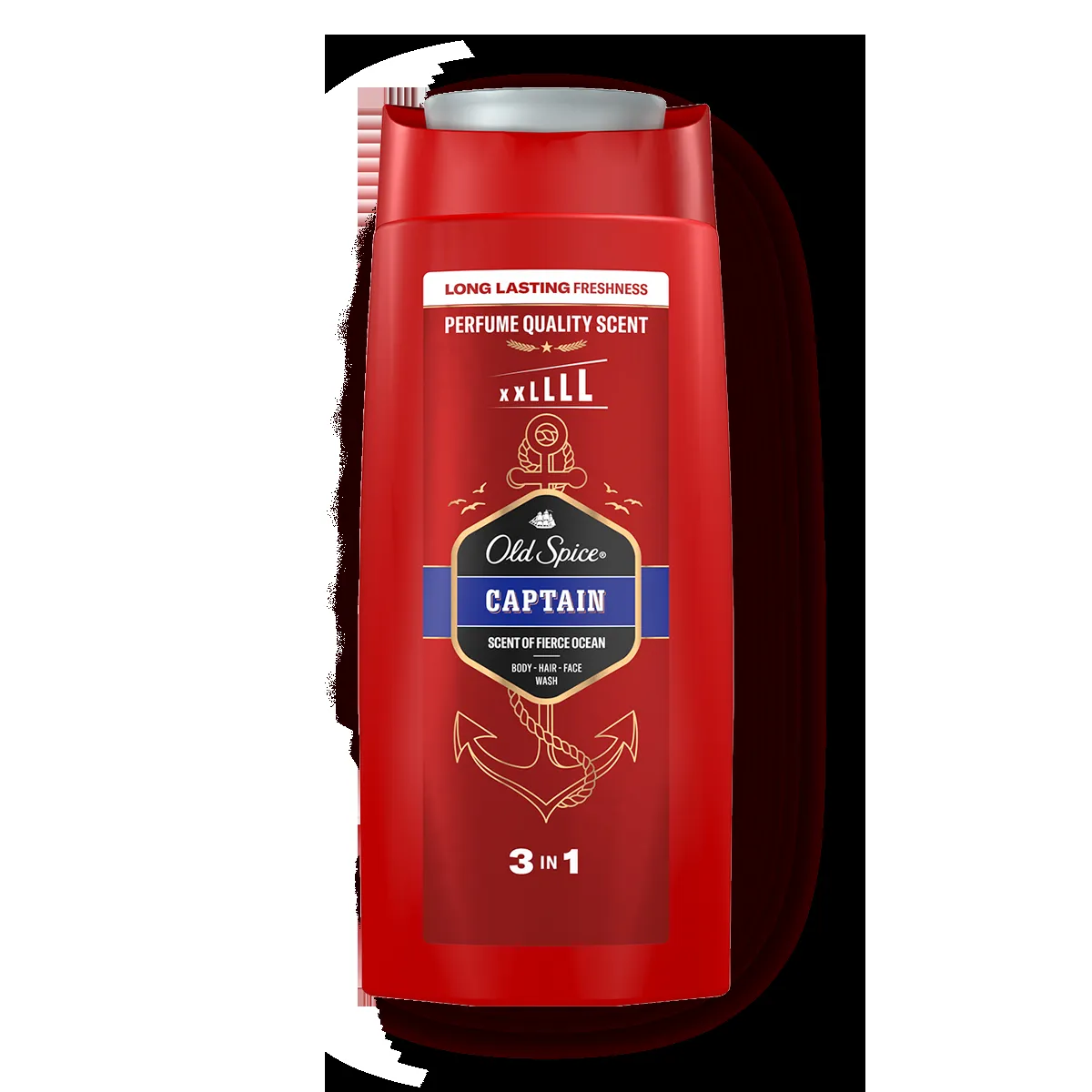 Шампунь и гель для душа МУЖСКОЙ 2 в1 "Old Spice" (675 мл) Captain (6 шт/ящ)