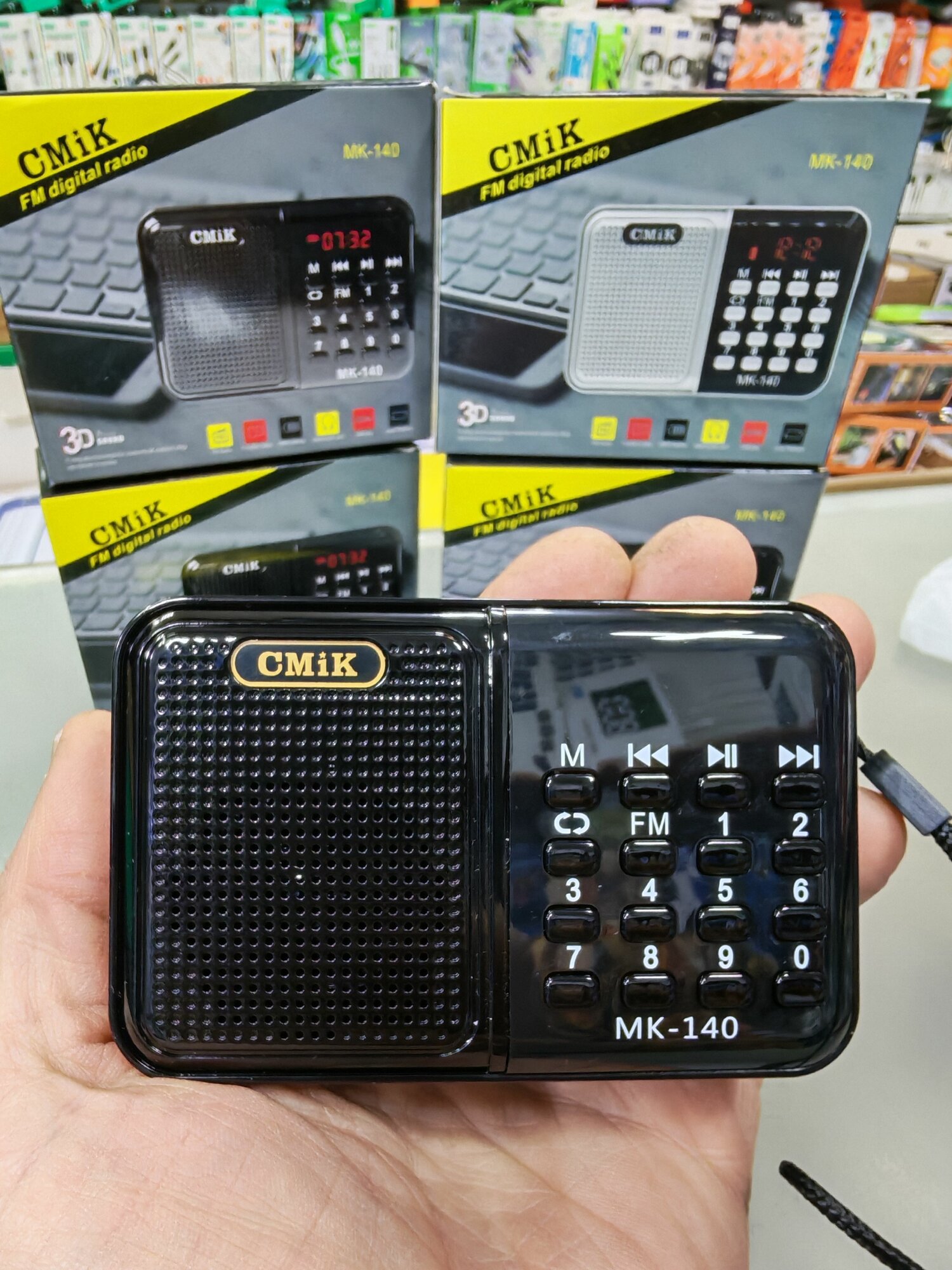 радио цифр CMIK MK-140 USB/TF/разъем д/наушн
