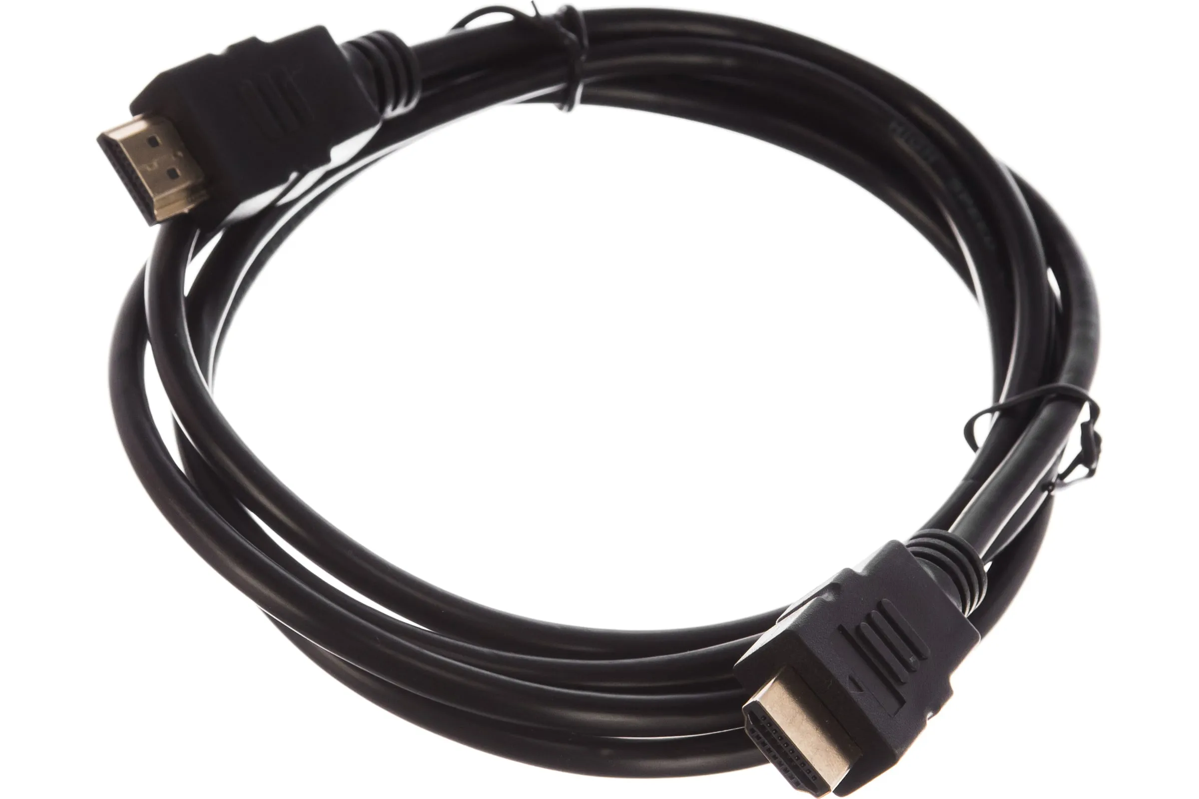 Кабель Gembird HDMI 1.8м, v2.0, 19M/19M, черный, позол.разъемы, экран, пакет (CC-HDMI4-6)