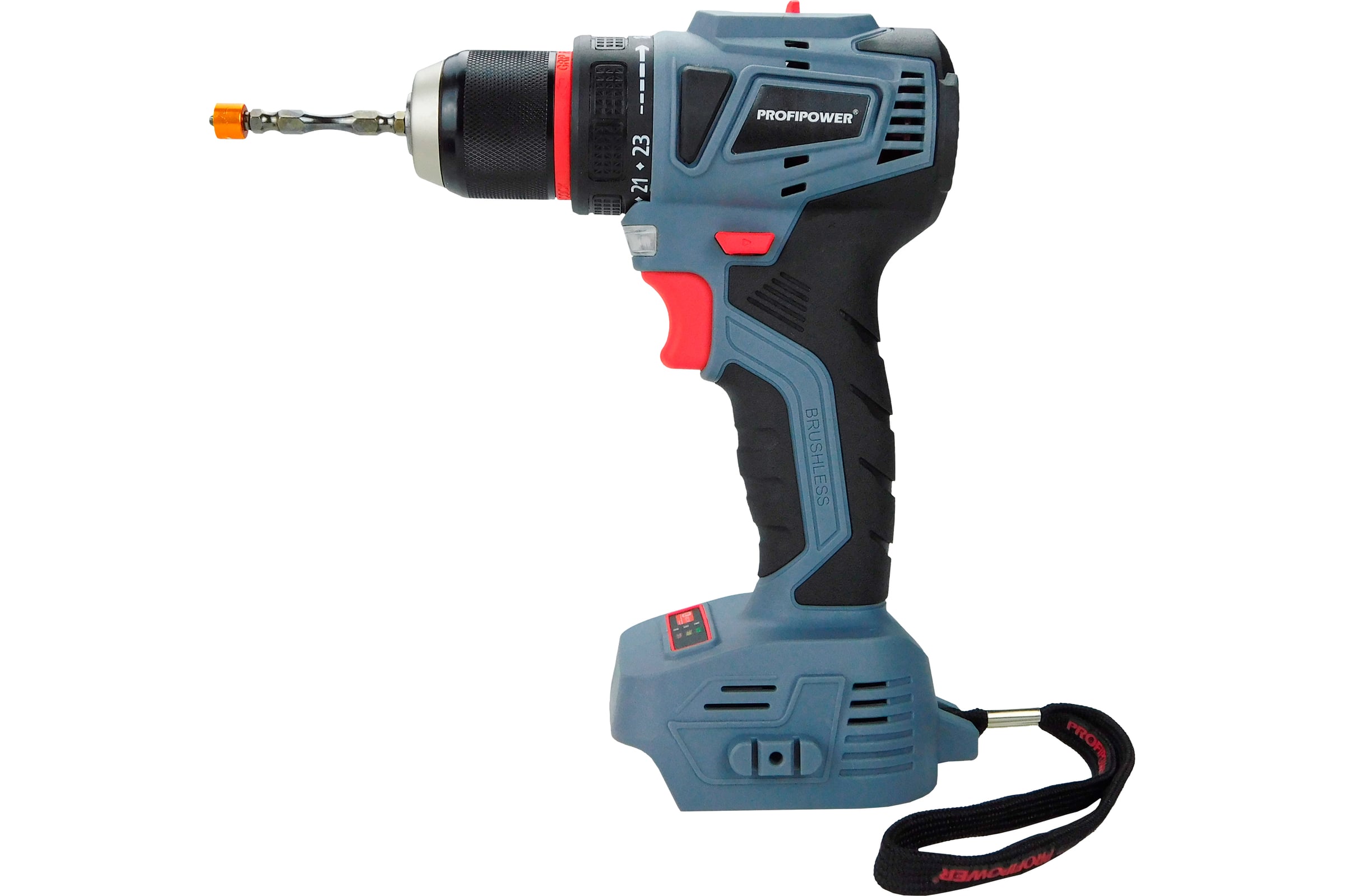Аккумуляторный шуруповерт бесщеточный ProfiPower MKBL-18B