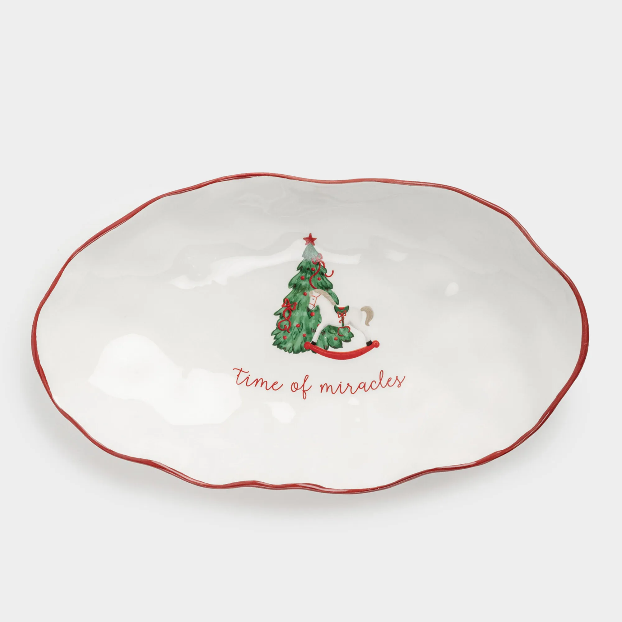 БЛЮДО СЕРВИРОВОЧНОЕ КОЛЛЕКЦИЯ "CHRISTMAS HOLIDAYS" 19*15,5*3 СМ