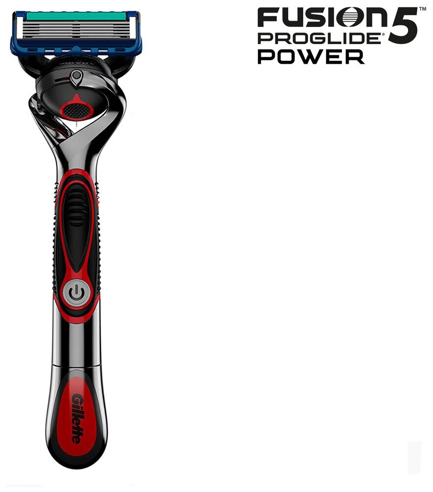 Бритва МУЖСКАЯ "Gillette Fusion Power 5" (1 кассета) 6 шт/ящ