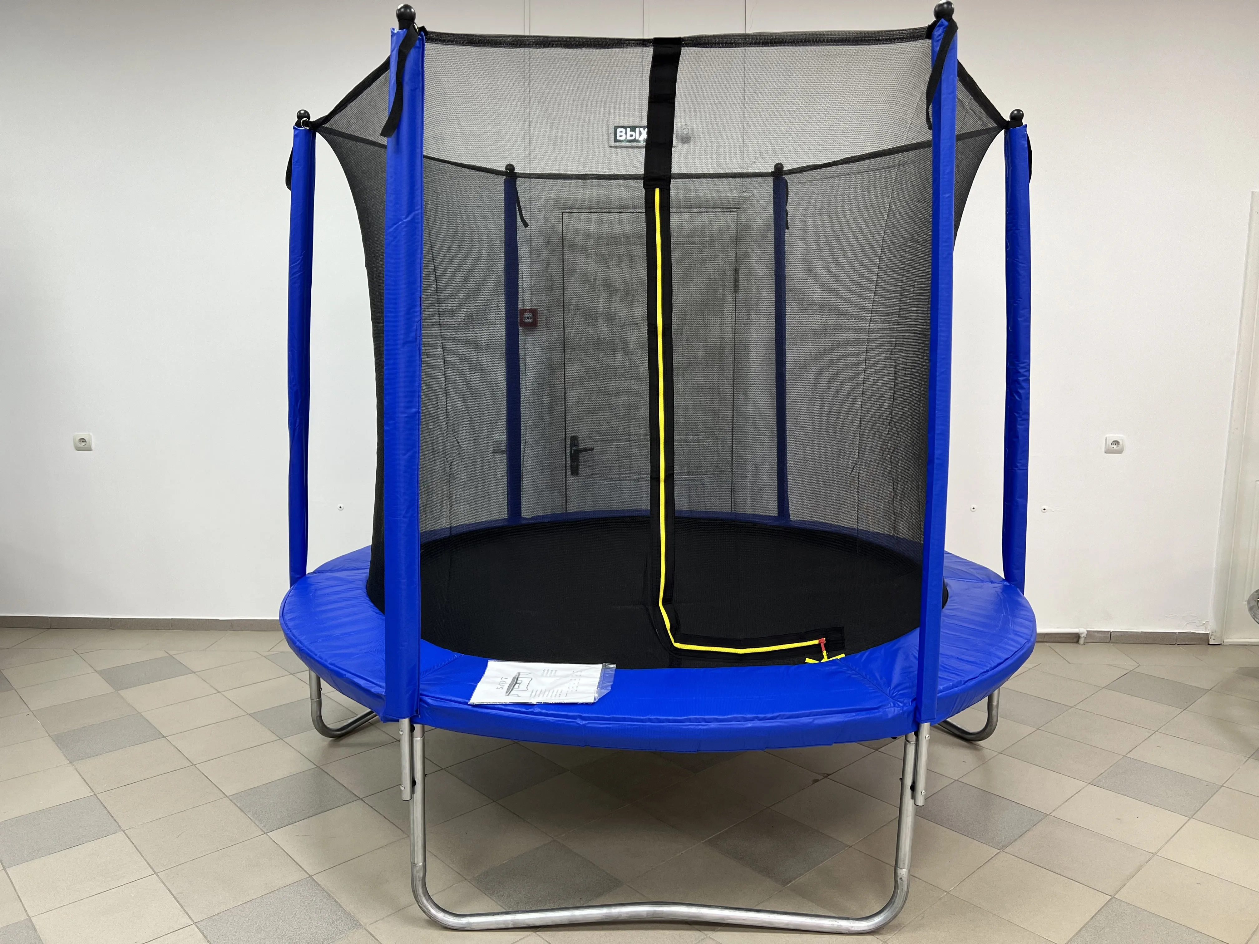 Батут с защитной сеткой диаметр 140, нагрузка 50кг., BIG TRAMPOLINE 55
