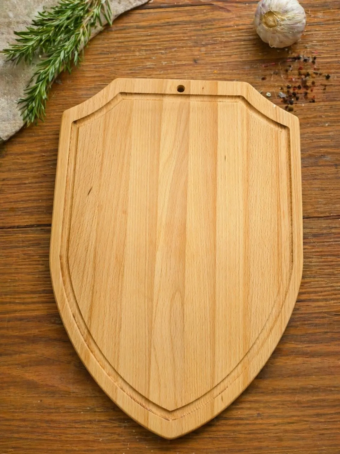 Доска разделочная деревянная 35*18*1,3см