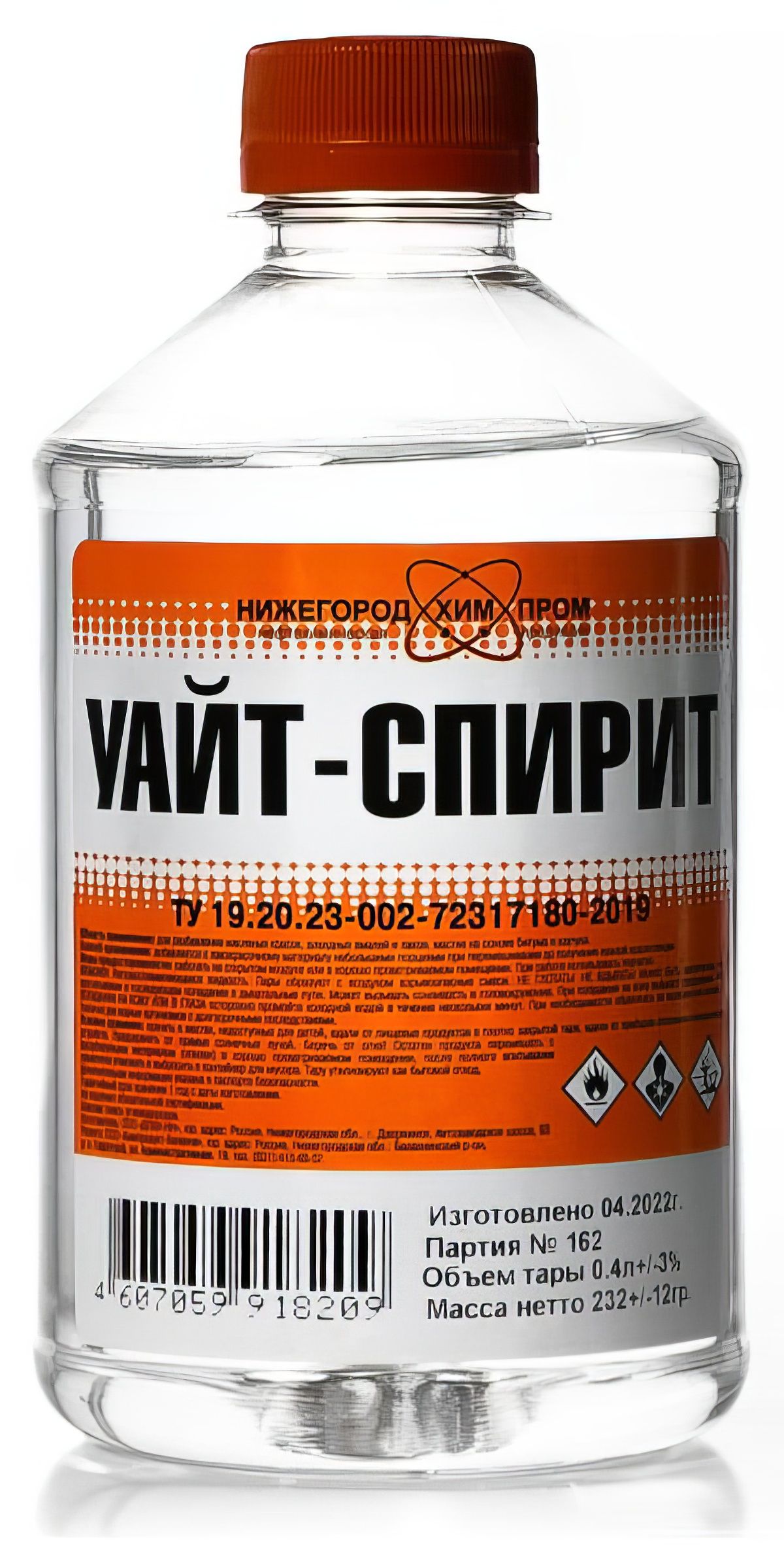 0,4 Л Уайт-спирит ПЭТ 0,4 л.