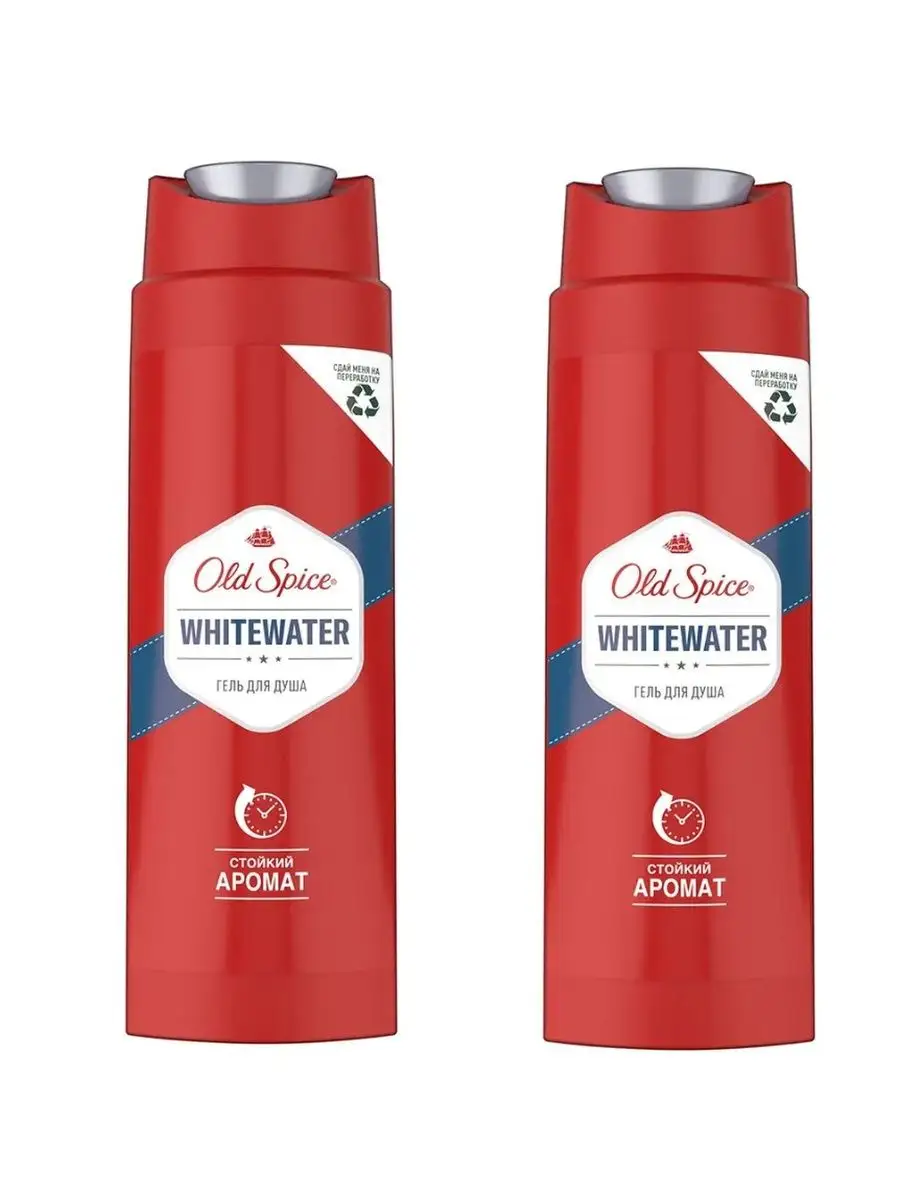 Гель для душа МУЖСКОЙ "Old Spice" ФЛАКОН (400 мл) Whitewater (6 шт/ящ)