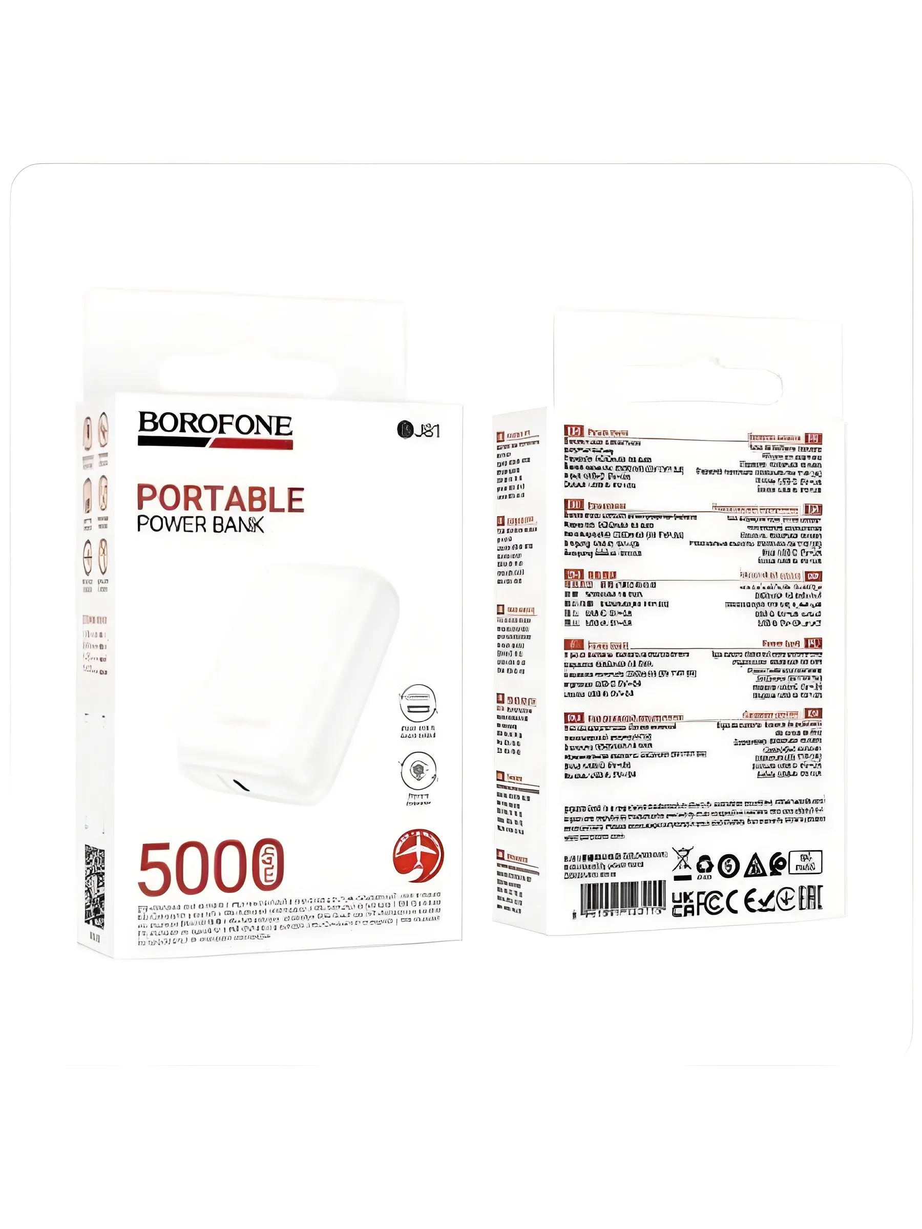 power bank 5'000 Borofone BJ81 (1*TC)
