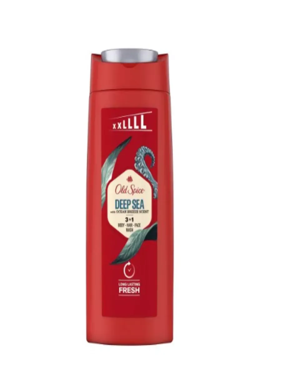 Шампунь и гель для душа МУЖСКОЙ 2 в1 "Old Spice" (675 мл) Deep Sea (6 шт/ящ)