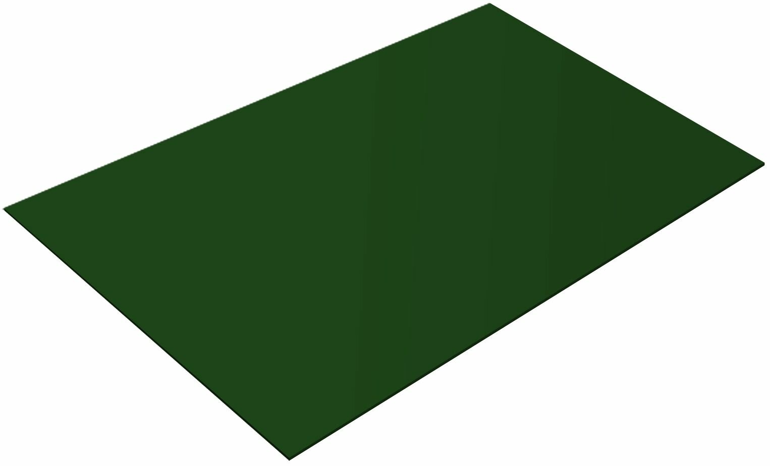 Лист оцинк. ЗЕЛЕН RAL 6005 (шт) 1,25*2
