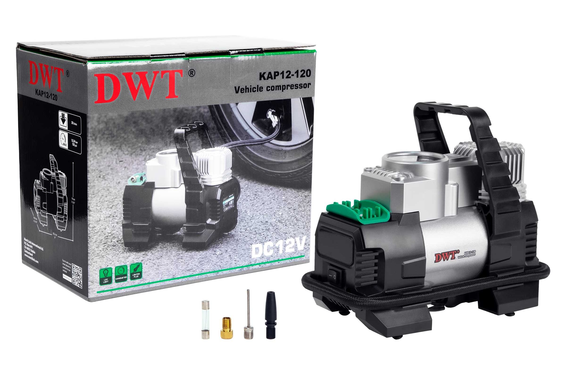 Автомобильный компрессор DWT KAP12-120