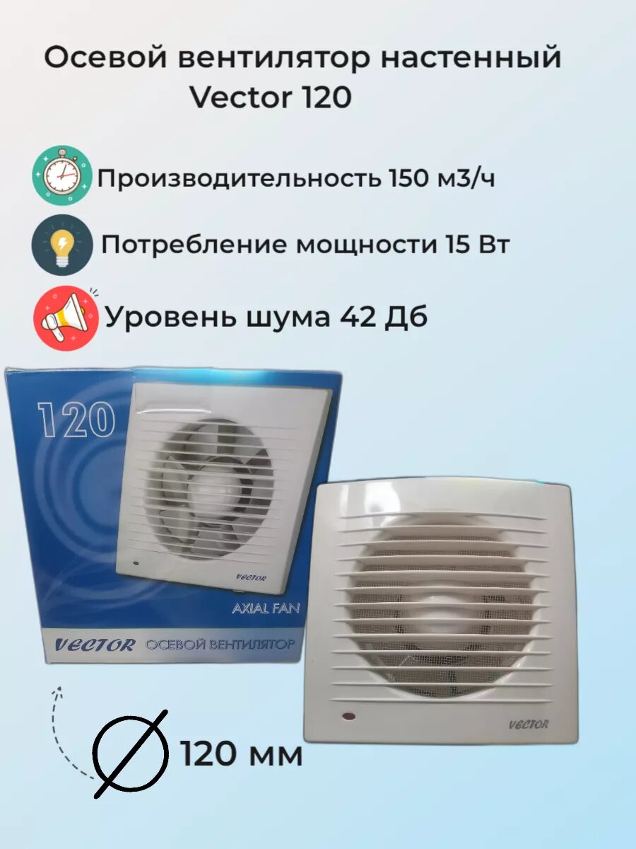 Вентилятор Вектор 120 С