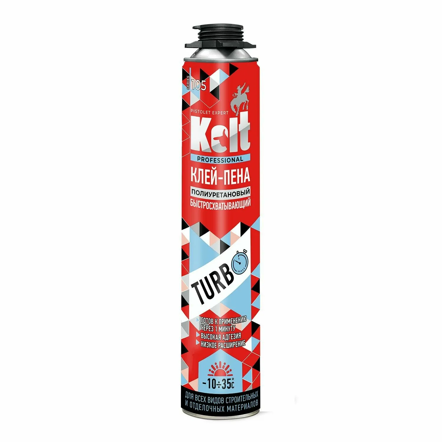 Пена-Клей "KOLT" всесезон 900г profi 12 шт