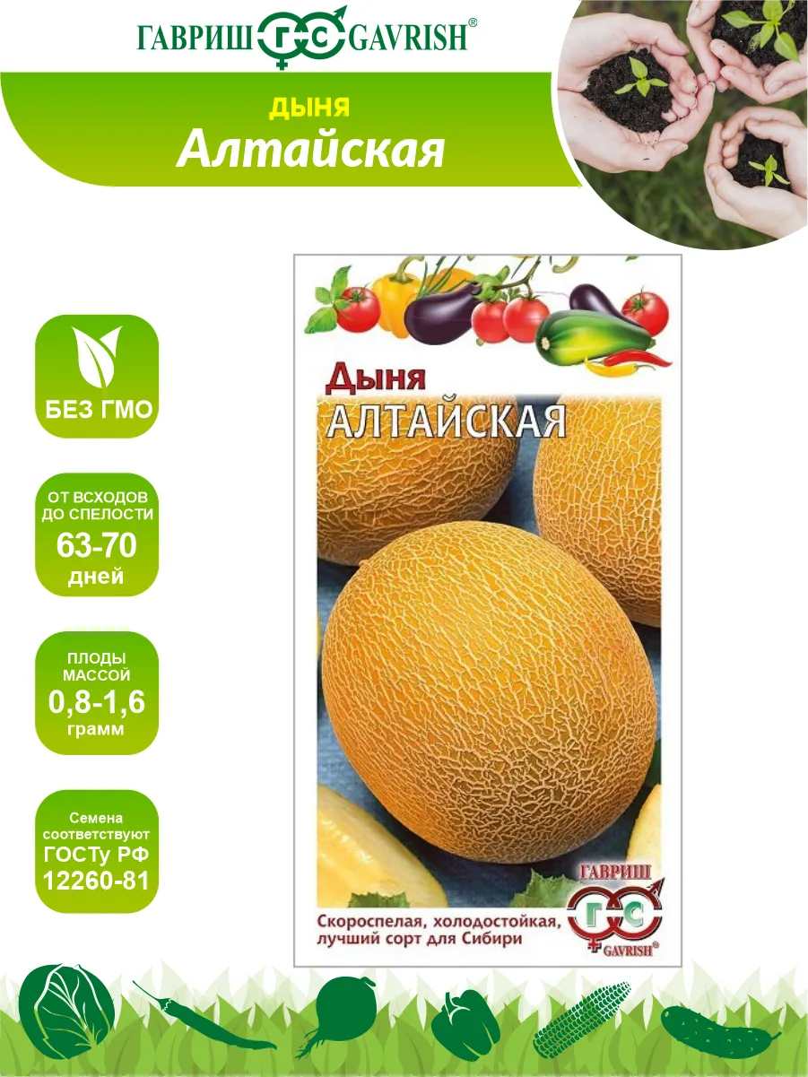 Семена Дыня "Алтайская" 1гр "Гавриш" (10)
