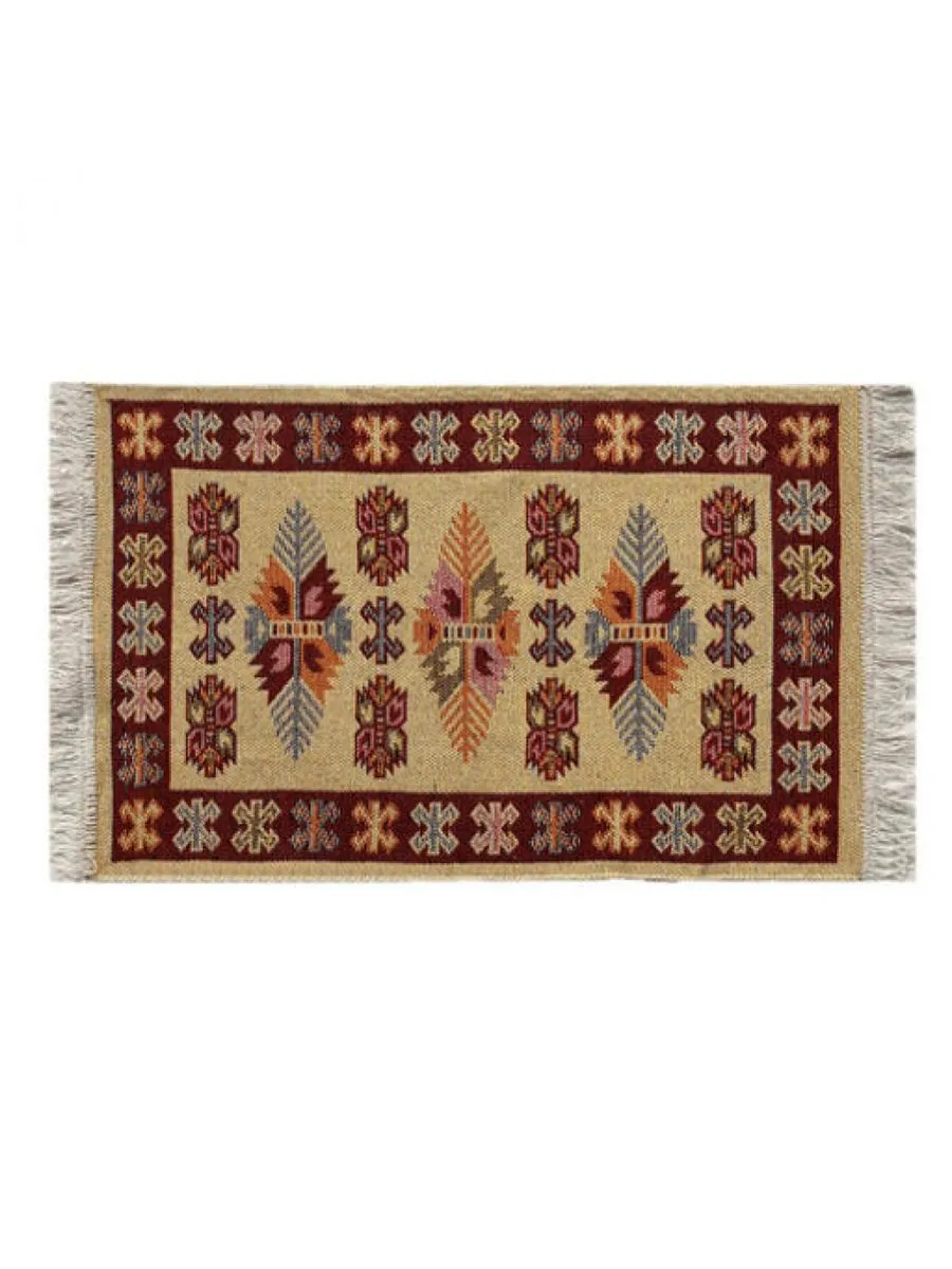 Коврик для в/к KILIM из 1шт 50х80см UK1878 (коричневый-бежевый) 1/60