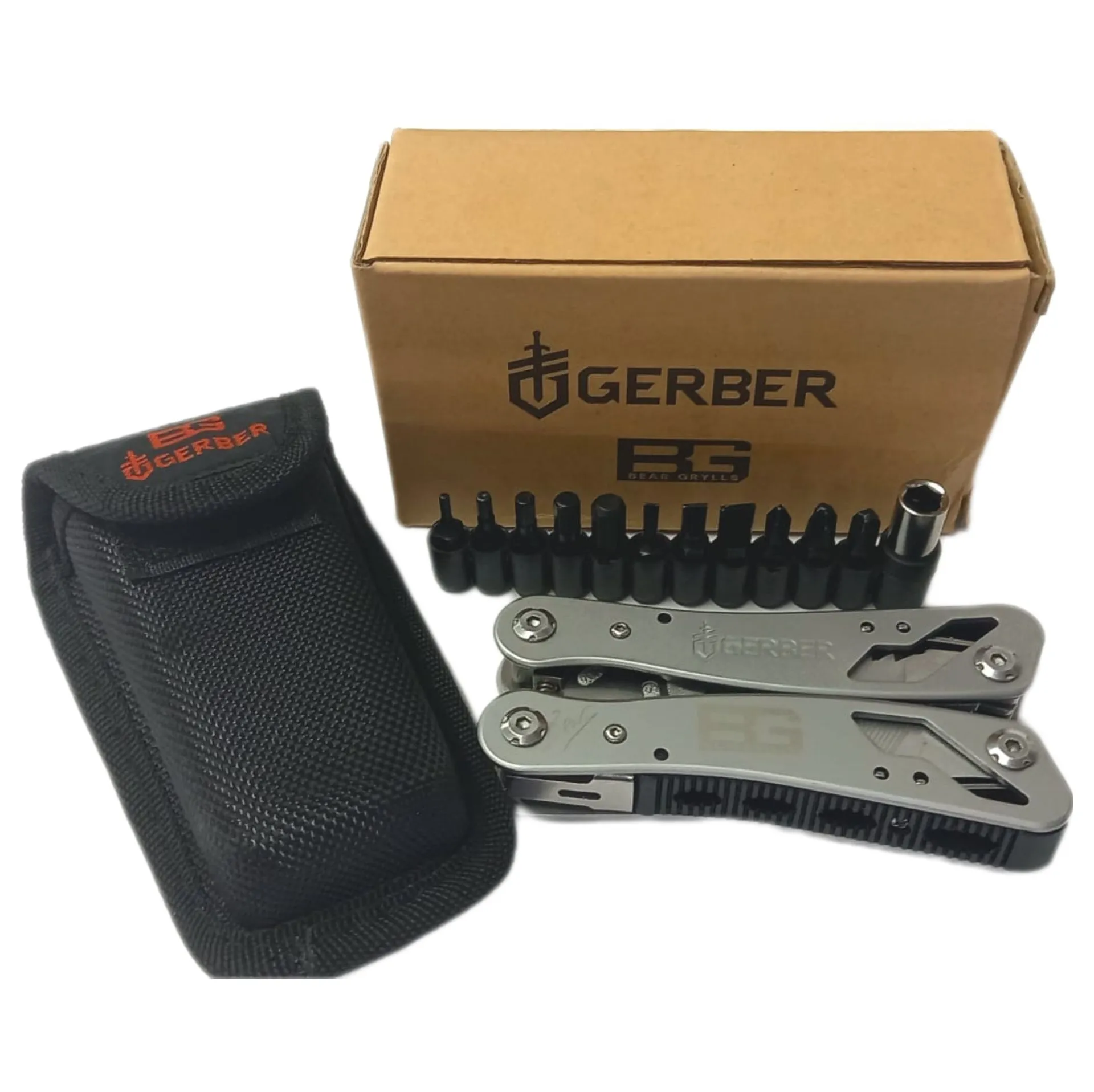 многофункциональные плоскогубцы с насадками GERBER GJ-456