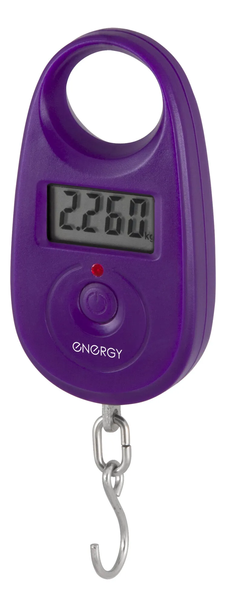 Безмен эл. Energy BEZ-150 до 25 кг, дел. 5гр, фиолетовый, ЖК дисплей (2xCR2032 в компл.) 11635