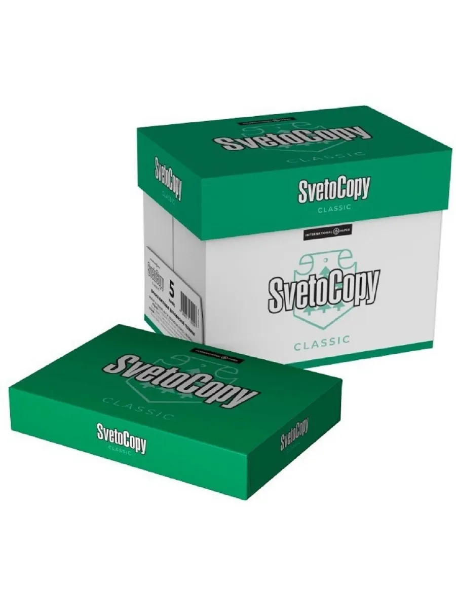 БУМАГА "Svetocopy" А4, 80г/м, 96%бел ( CIEI49% ) 500л.