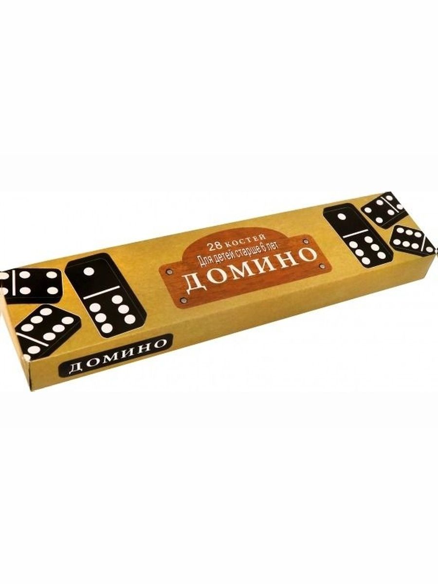 Домино деревянное (21,5х5х2,5 см) в коробке, AN02563