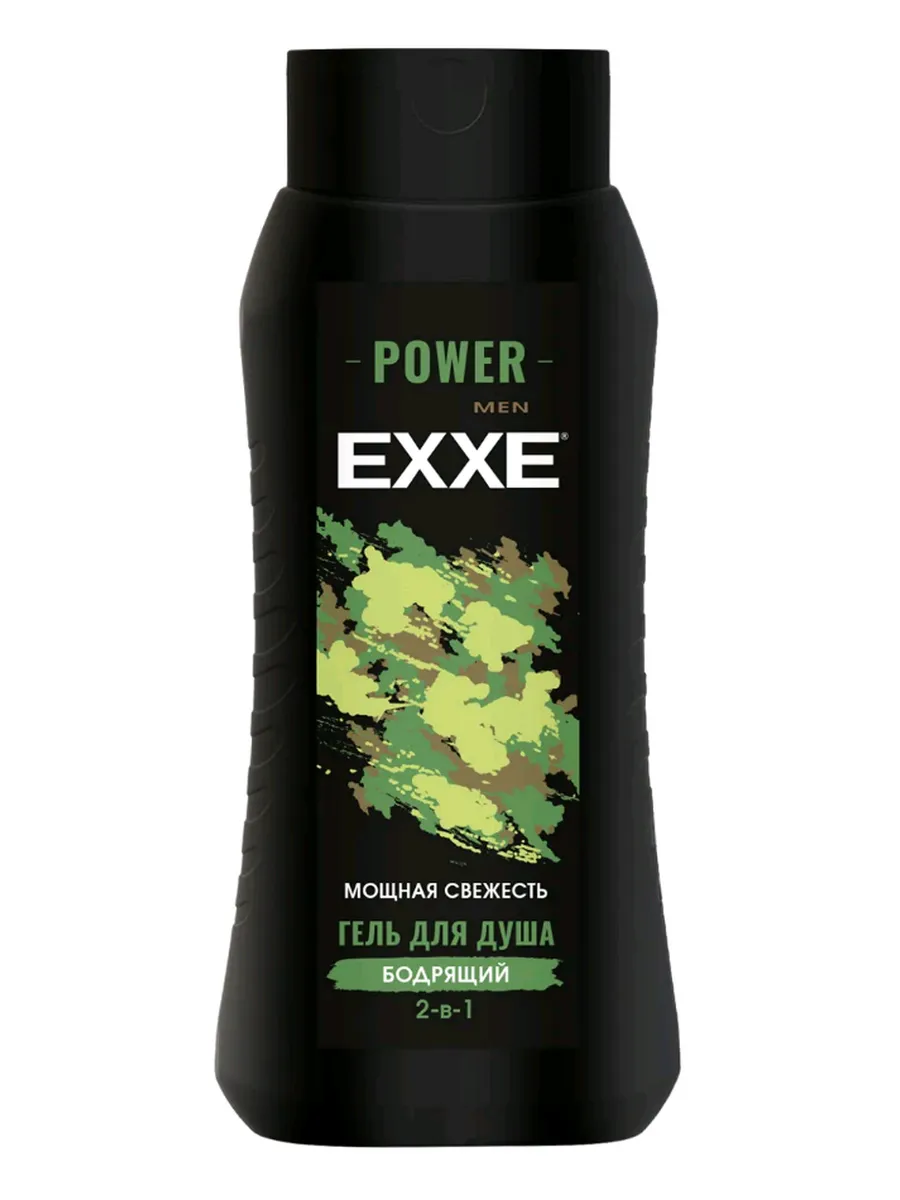 Гель для душа МУЖСКОЙ 2 в1 "EXXE MEN" КУРОК (1000 мл) Power / Бодрящий / Мощная Свежесть (4 шт/ящ)