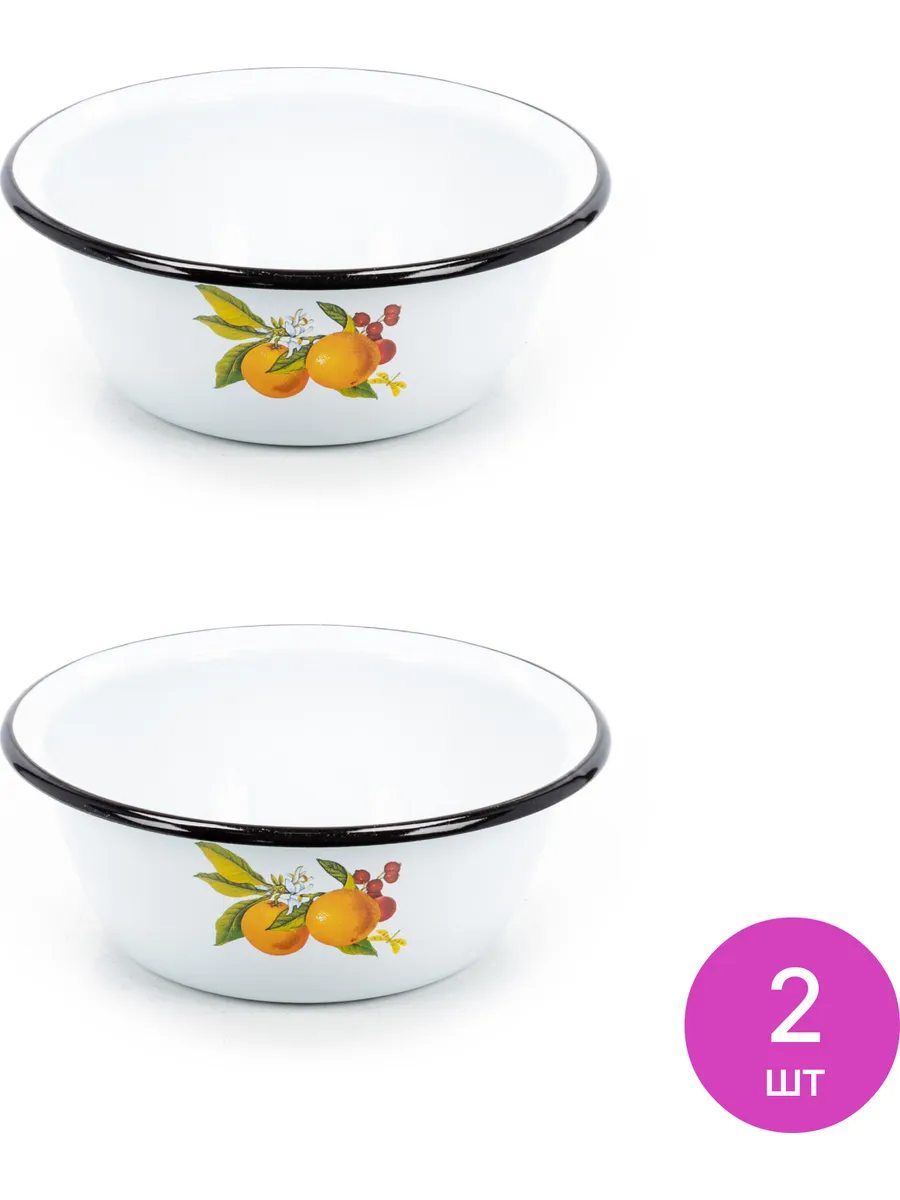 Миска круглая 4,5л MIX (100) шт Dunya