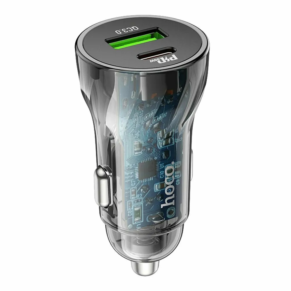 автозар. устр-во б/каб. hoco Z47A PD30W+QC3.0 в упак (13pcs)