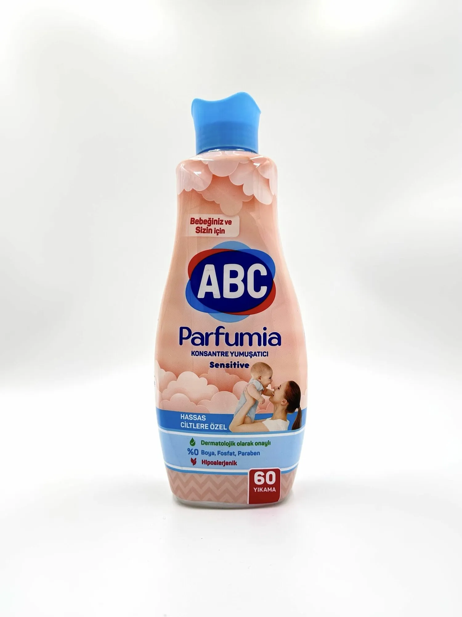 Ополаскиватель для белья концентрат ABC Parfumia Sensitive 1440ML*9 (9 шт\уп)