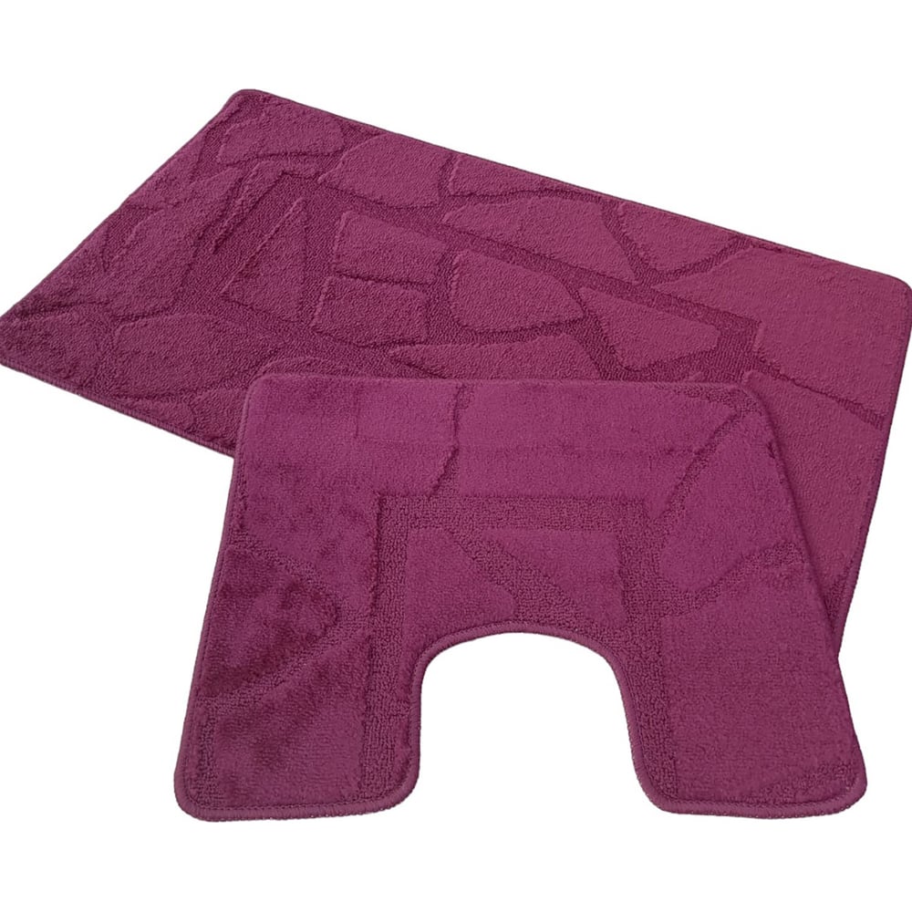 Коврики д/ван.комн." ZALEL" 55*85 1-пр LILAC в ассортименте
