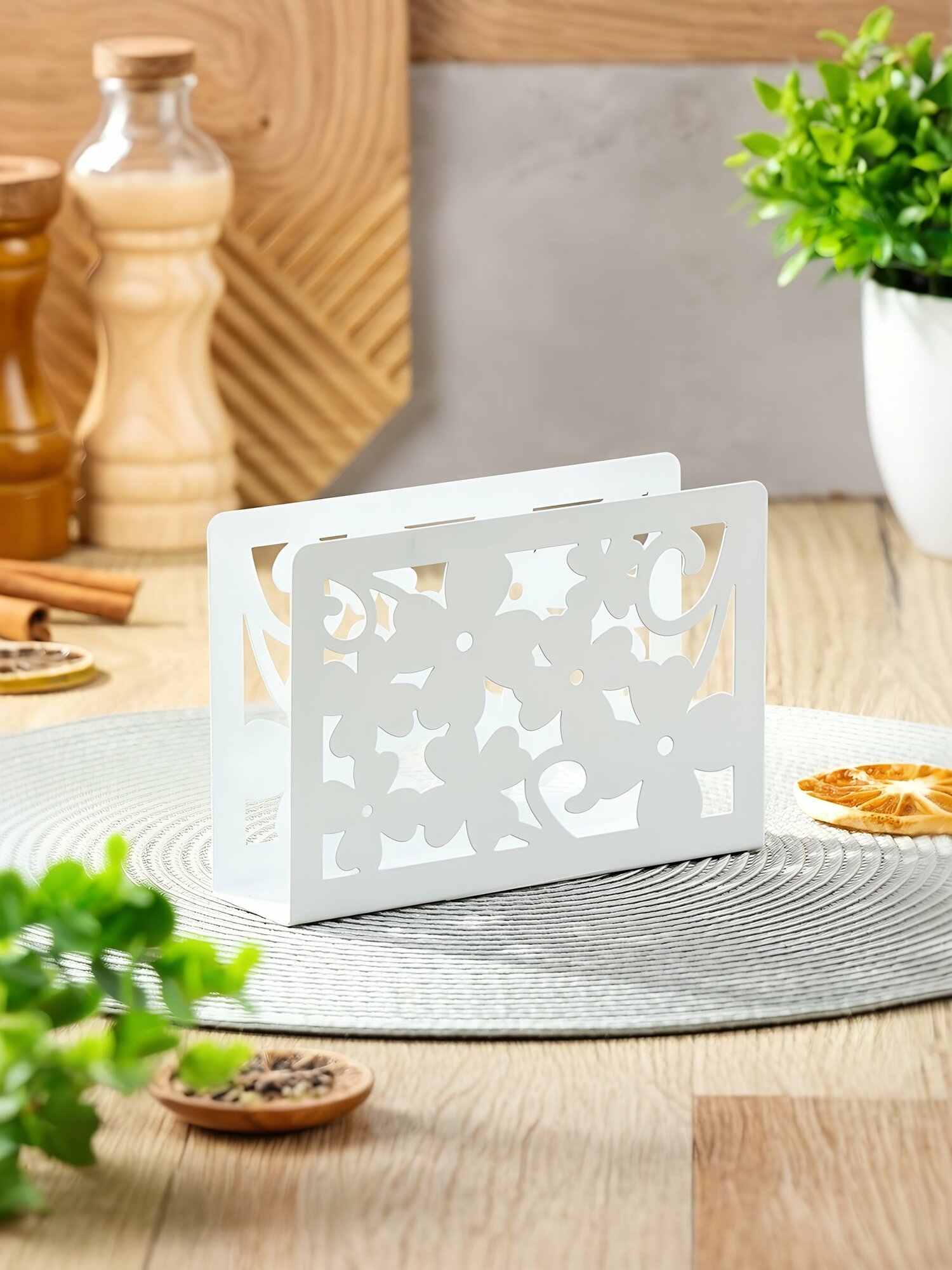 Салфетница металлическая KITCHEN 15*5*10см (Базовый)