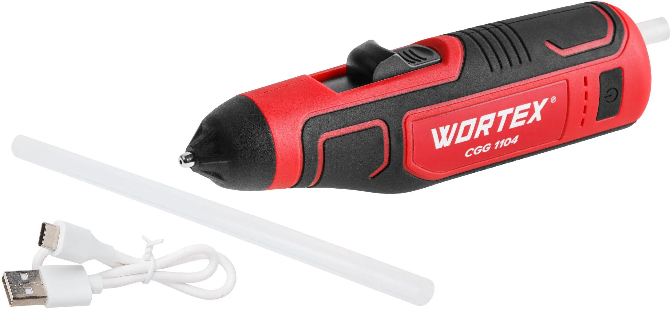 Аккум. клеевой пистолет WORTEX CGG 1104 в кор.