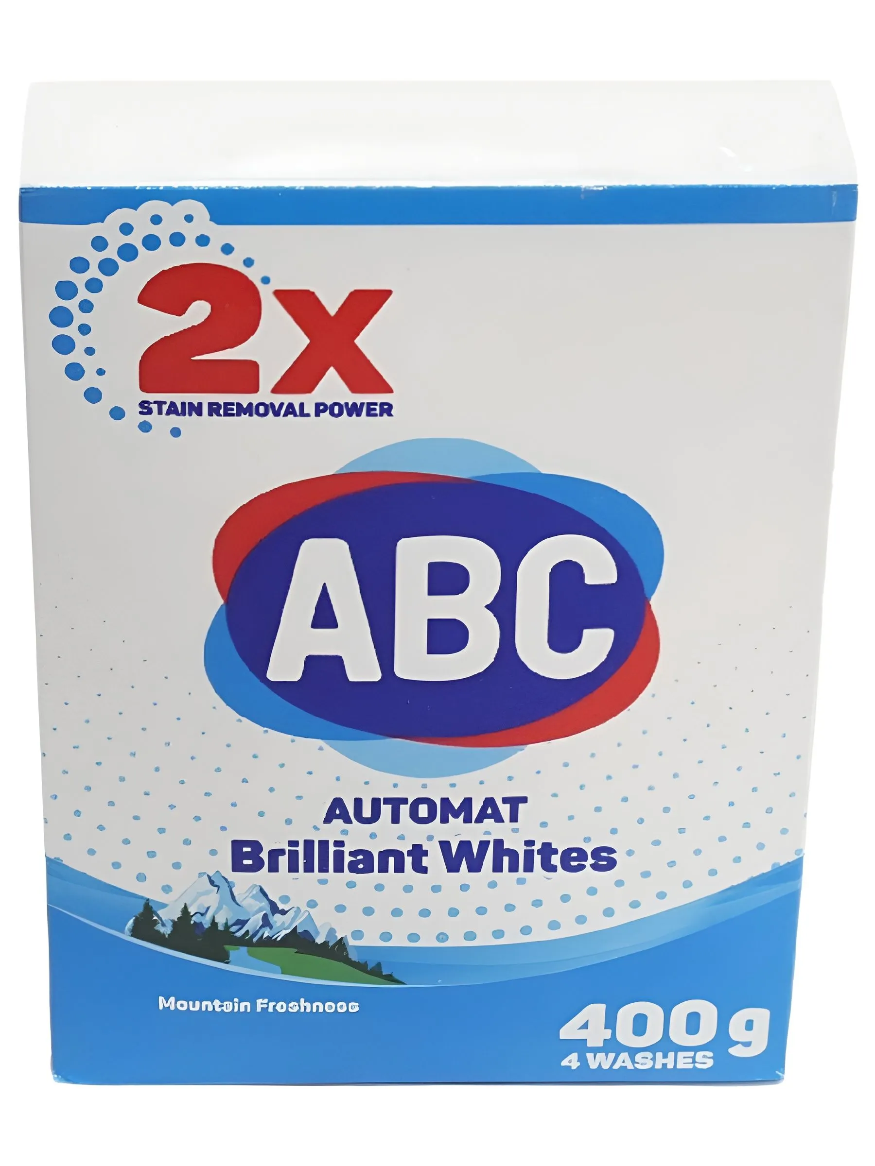 Порошок для стирки белья ABC Свежесть гор автомат 400 gr