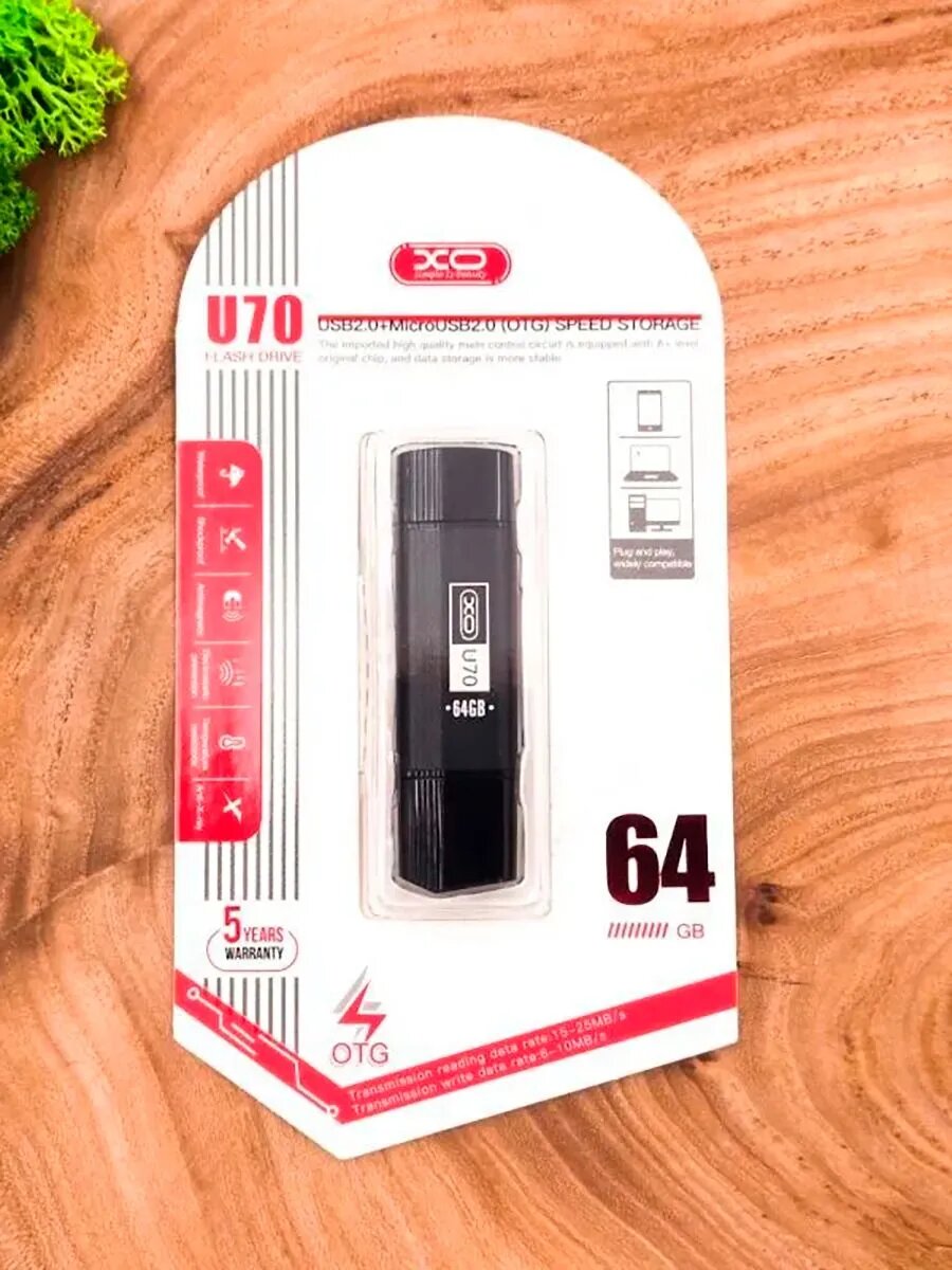 Флешка 64GB MIC moXom