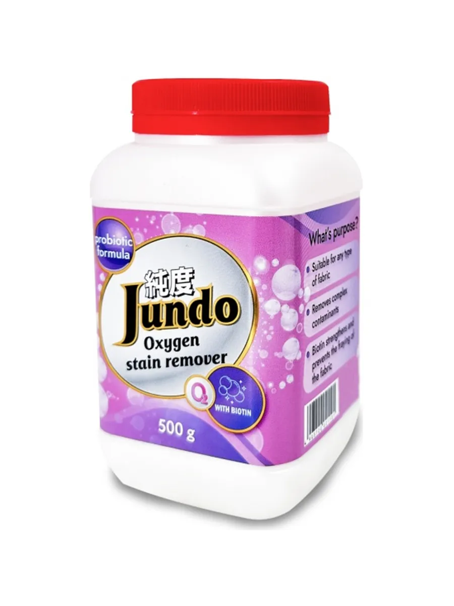 Экологичный пятновыводитель кислородный для всех типов ткани Jundo OXY ULTRA