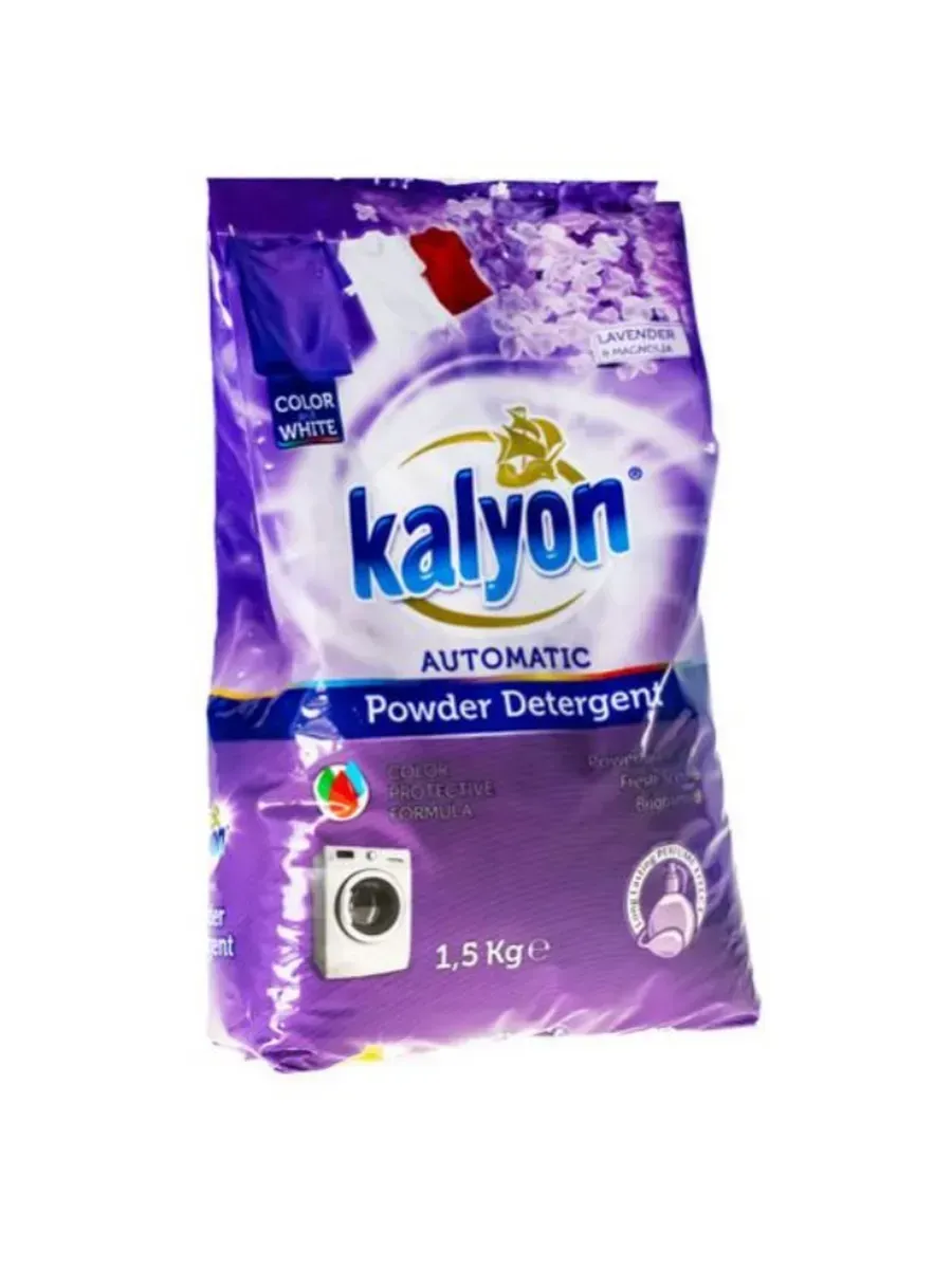 KALYON СТИРАЛЬНЫЙ ПОРОШОК - ЛАВАНДА И МАГНОЛИЯ 9 кг
