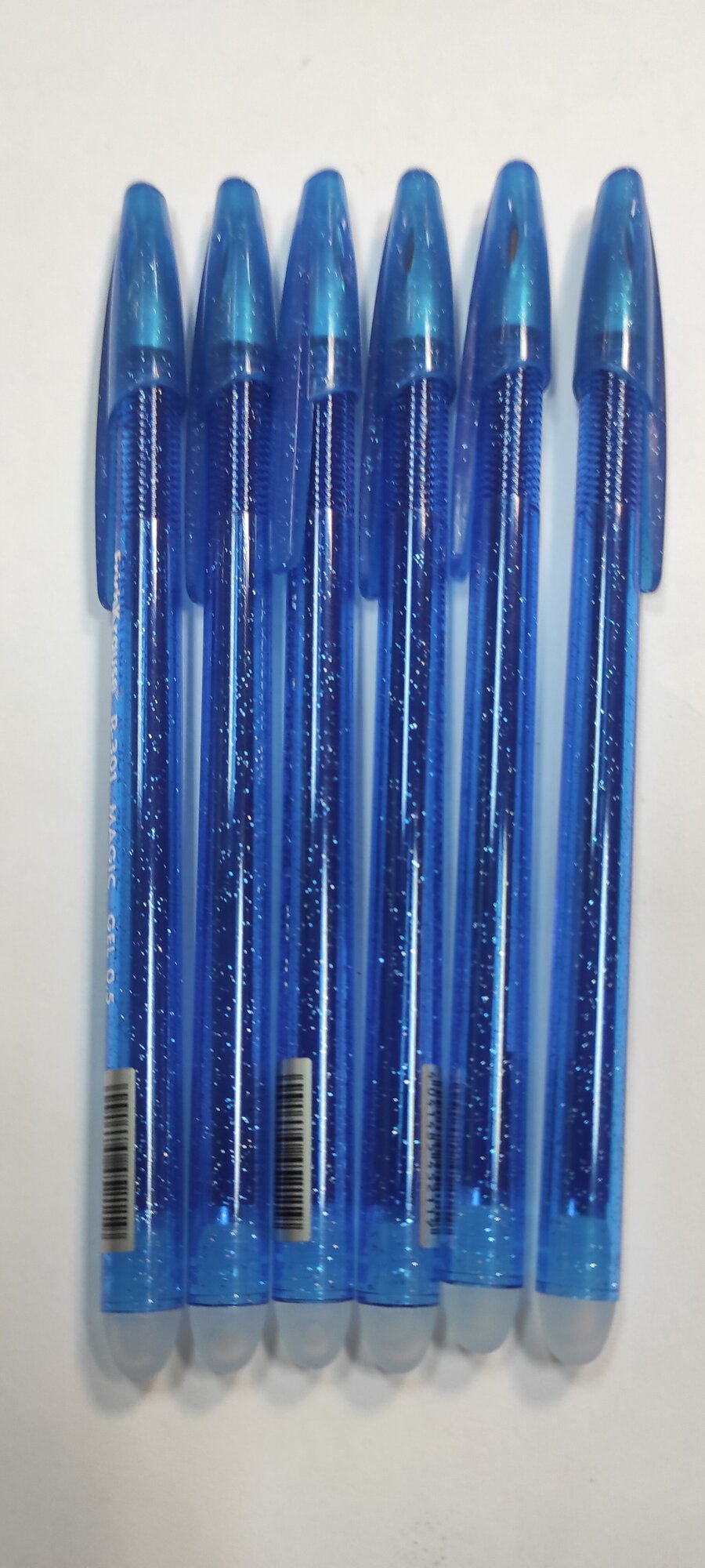 Ручка гел сo стир черн E.Krause R-301 Magic Gel 0.5, синяя
