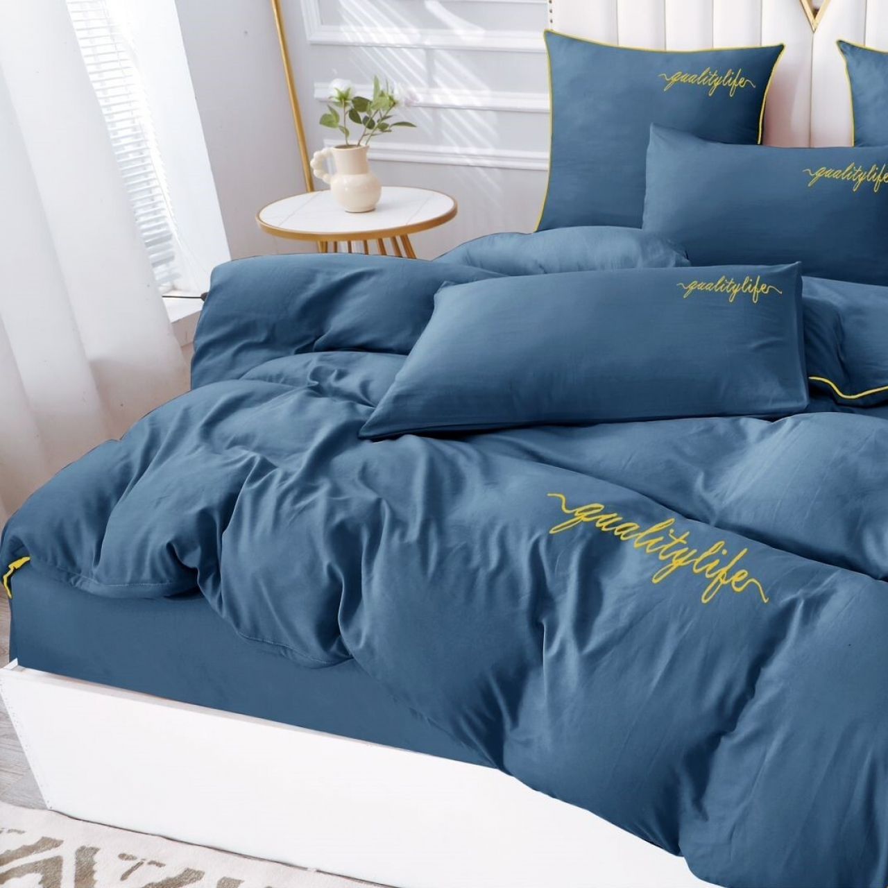 КПБ "Alanna" Comfortable в синей упак. 1,5 сп.