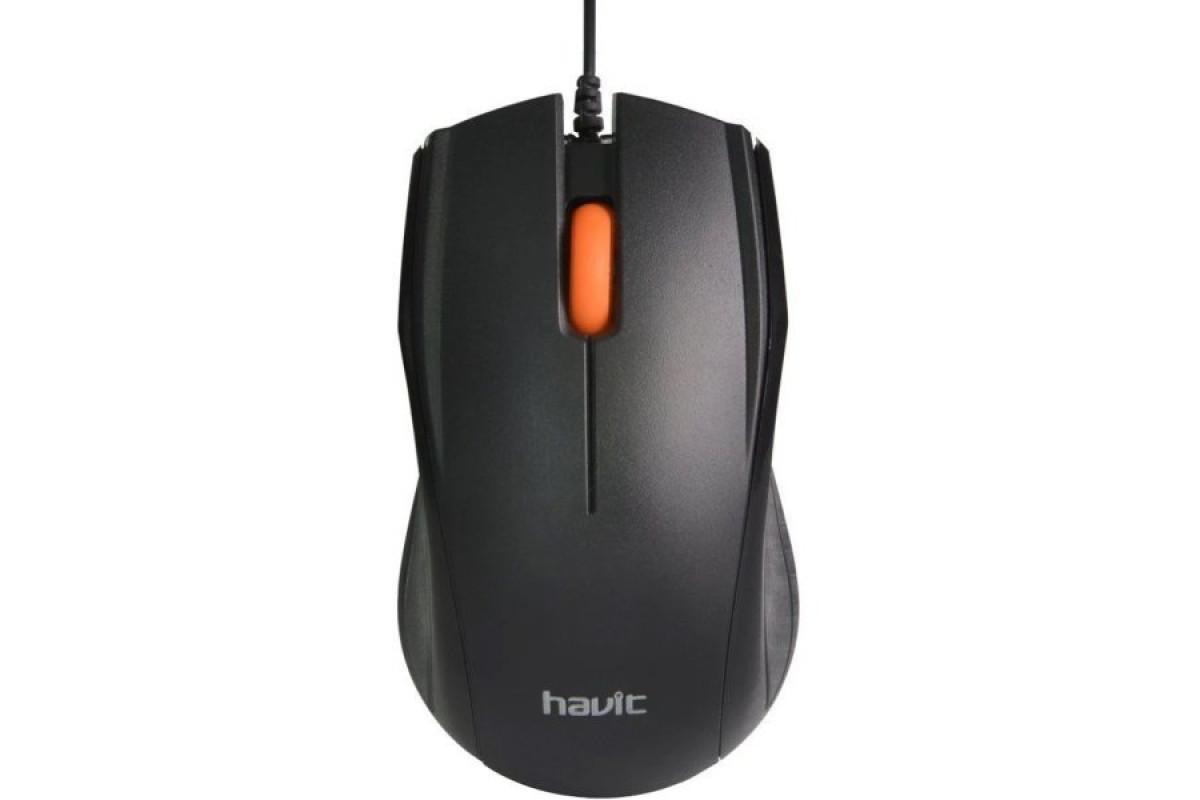 Мышка проводная HAVIT HV-MS689 USB 1200 DPI Серая