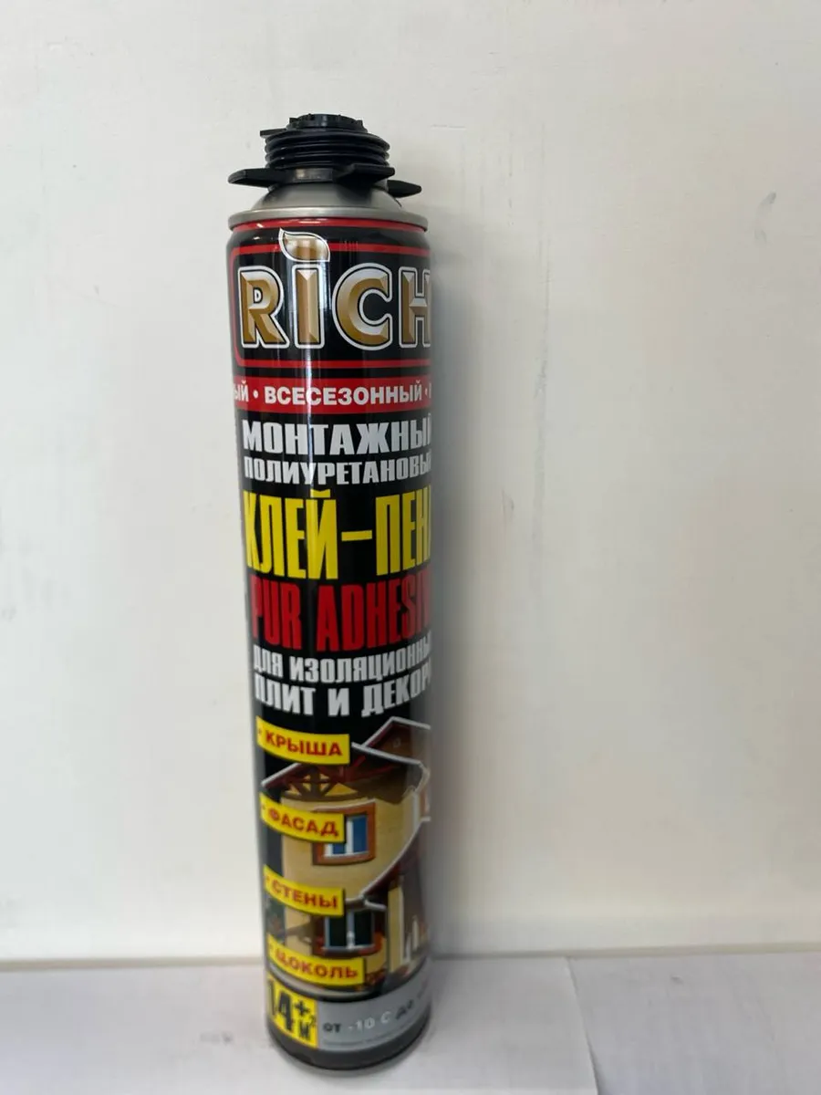 КЛЕЙ пена RICH 840 гр 12 шт