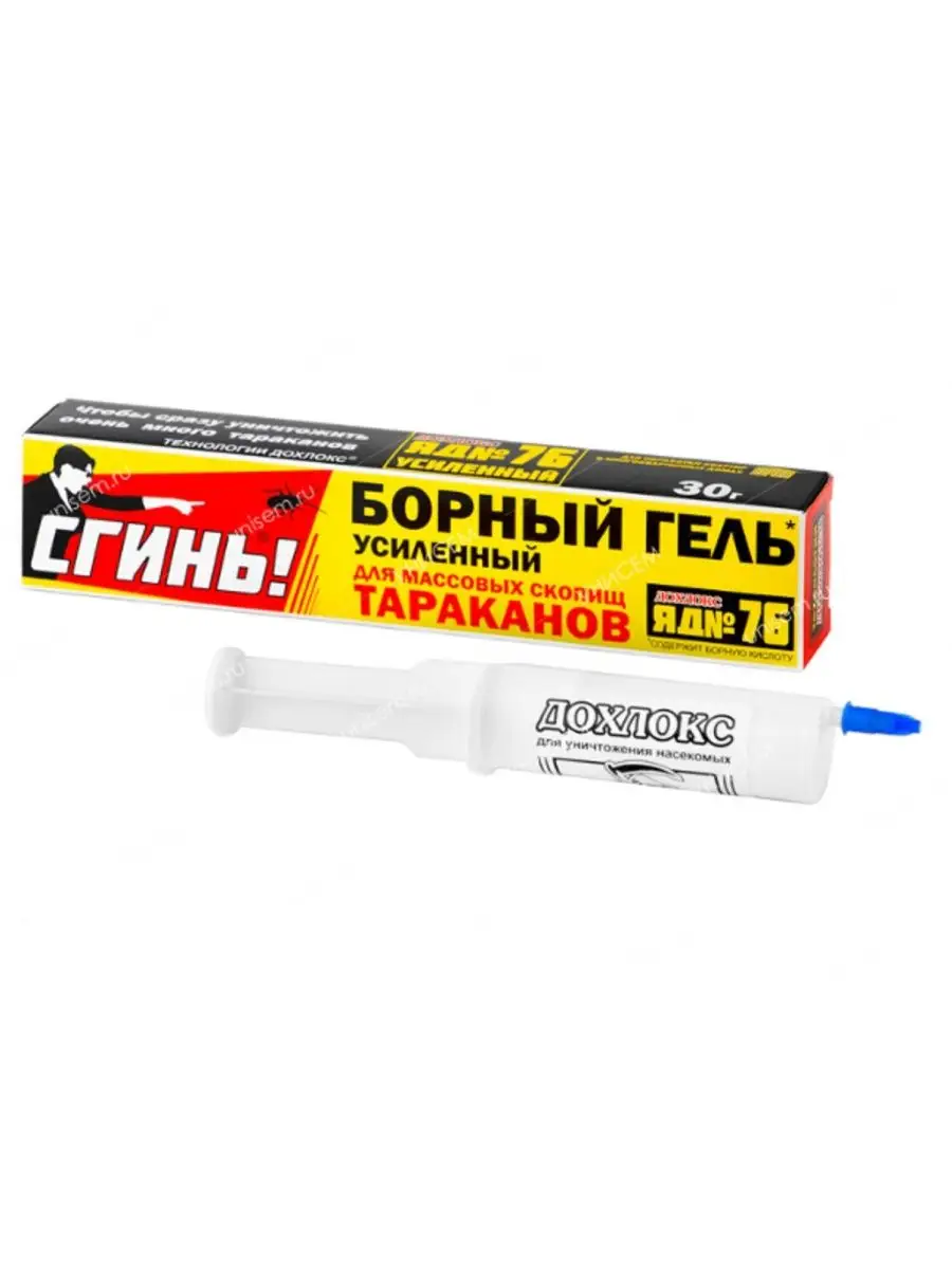 Борный гель от тараканов