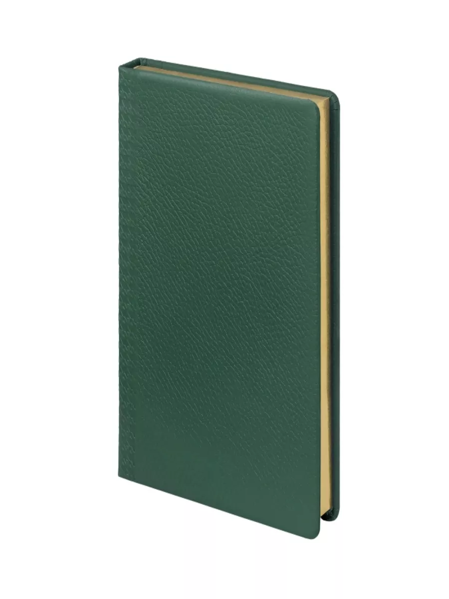 Ежедневник А5, 160 л. недатир. SELECTION - ЗЕЛЕНЫЙ, кожзам, золотистый, 160-5068