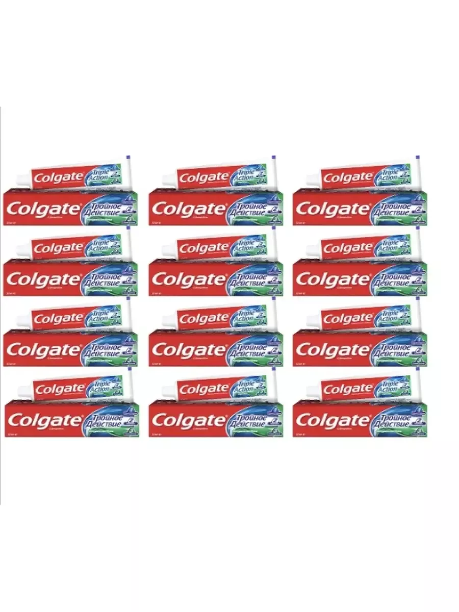 Зубная паста "Colgate" (50 мл) Тройное Действие (12 уп/72 ящ)