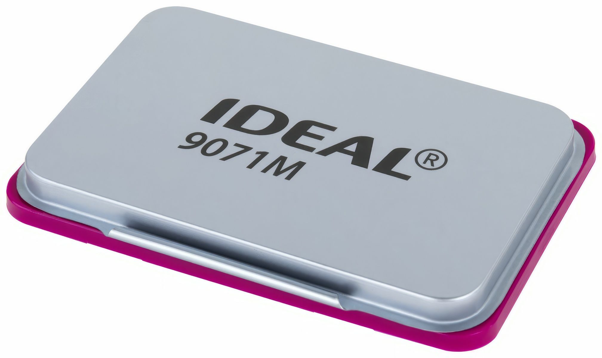 Штемпельная подушка Ideal, 90*56мм, черная, металлическая (190091), 9071М IDEAL