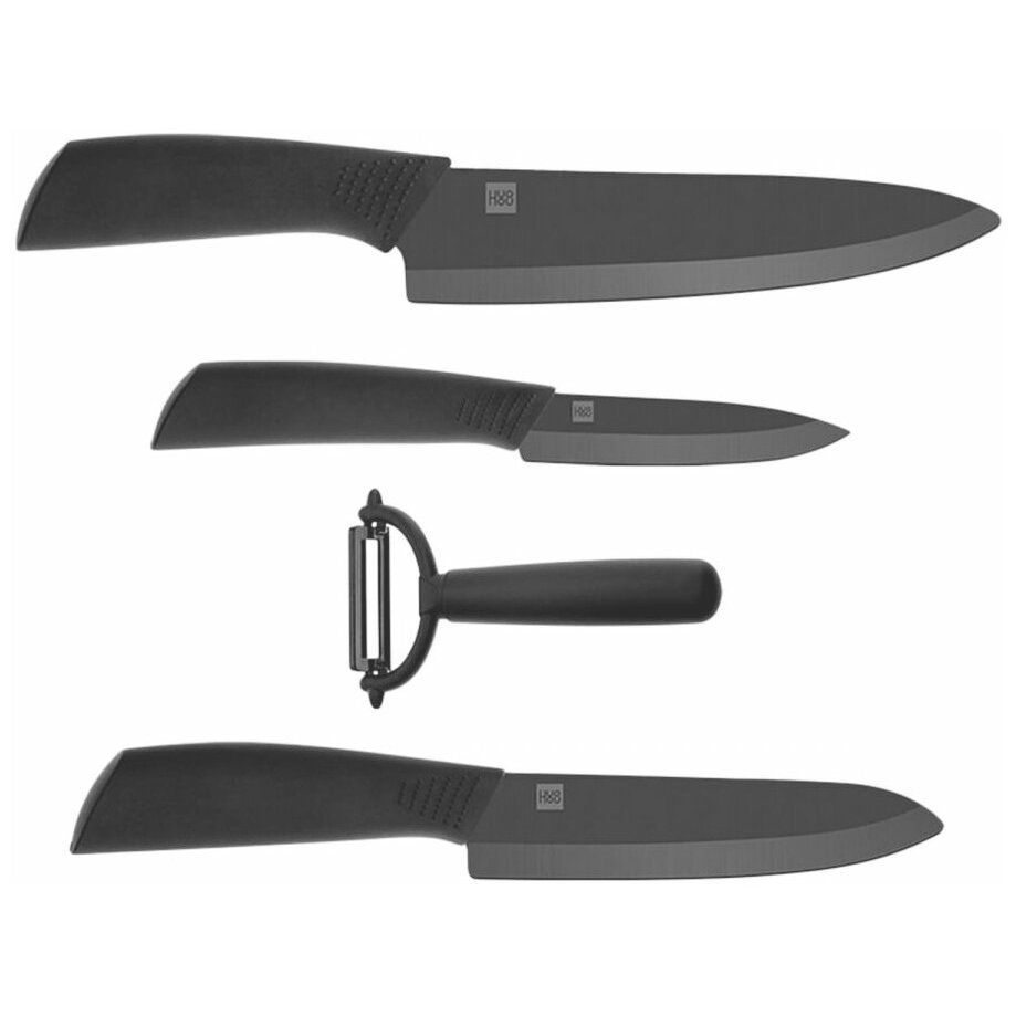 Набор керамических ножей Xiaomi 4в1 HuoHou Nano Ceramic Knife HU0010