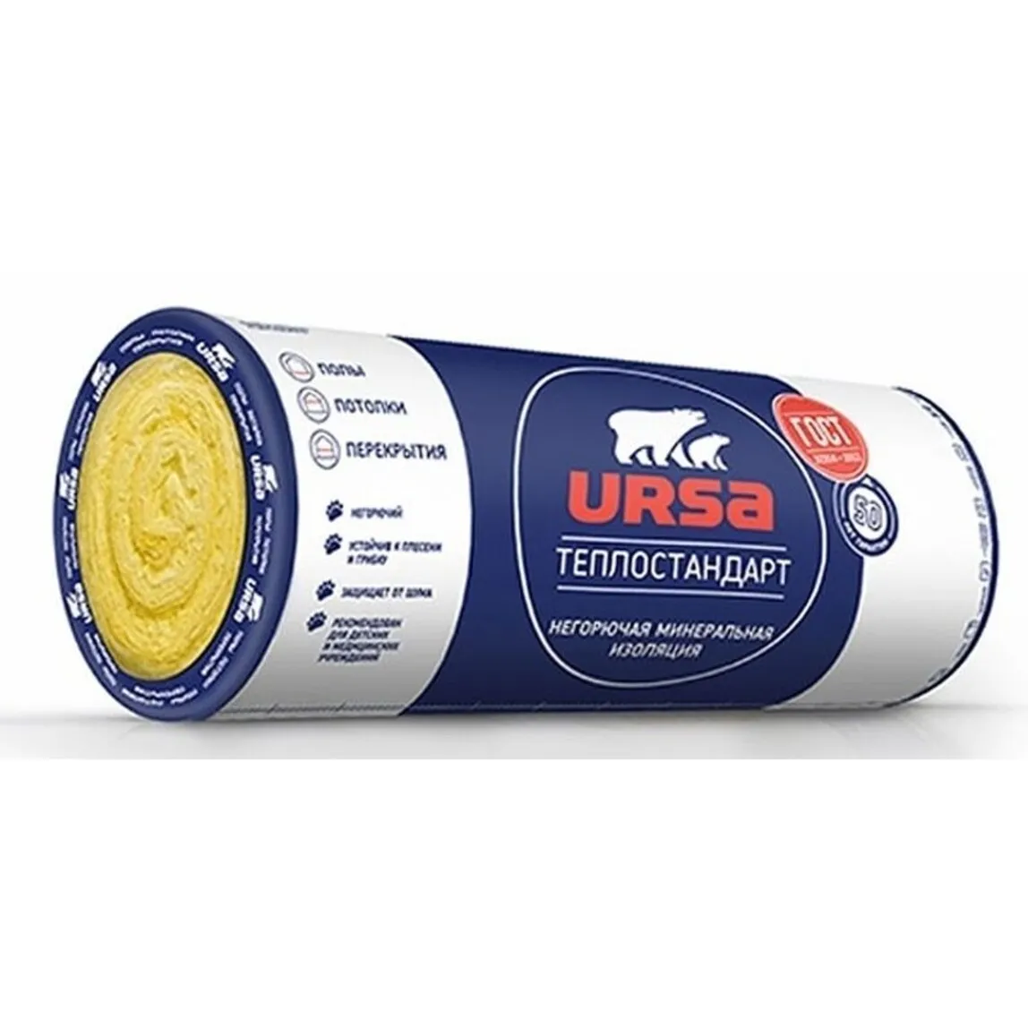 Утеплитель URSA  24 м2 (10000х1250х50х2)